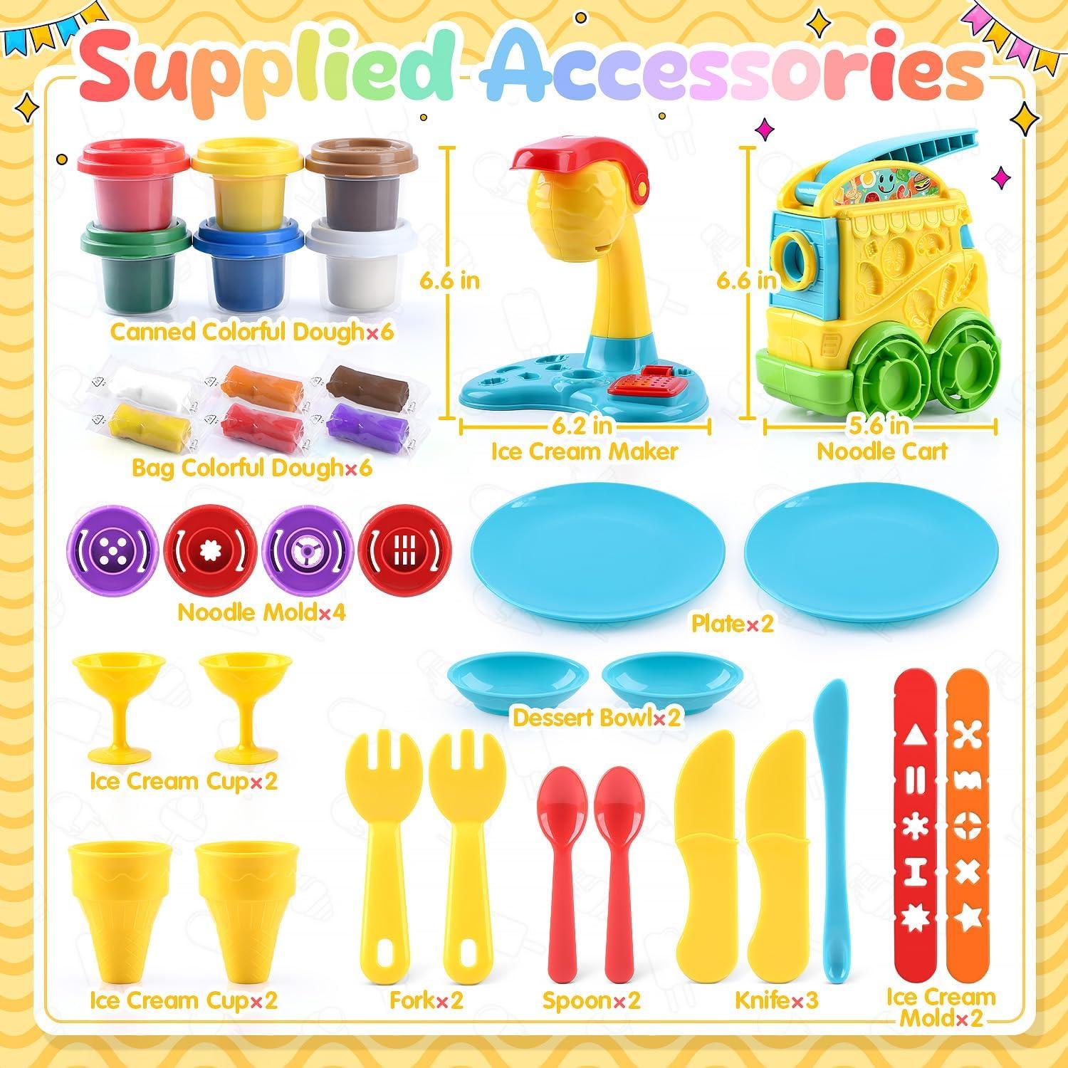 Set de Cocina para Niños PLAY 8455 con Masa Multicolor