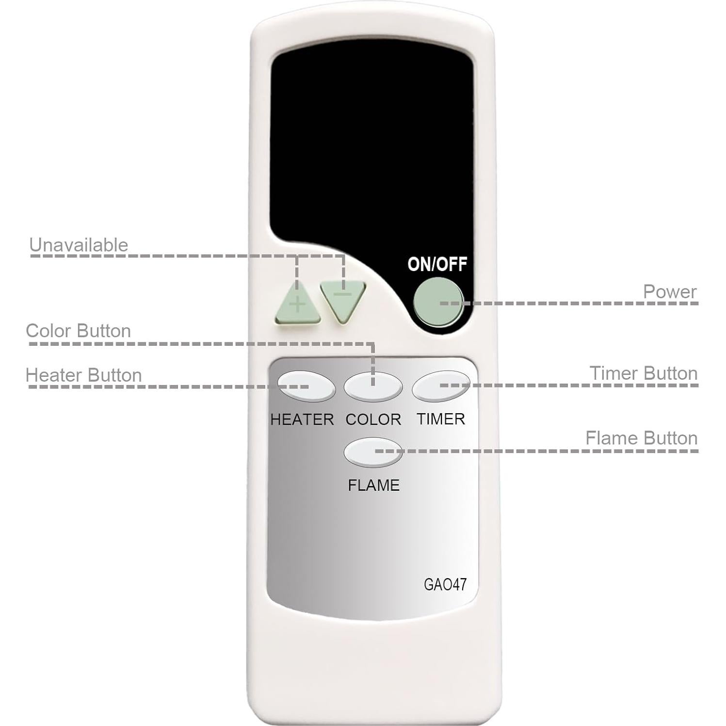 Control Remoto Reemplazo Calefactor Chimenea Eléctrica Northwest