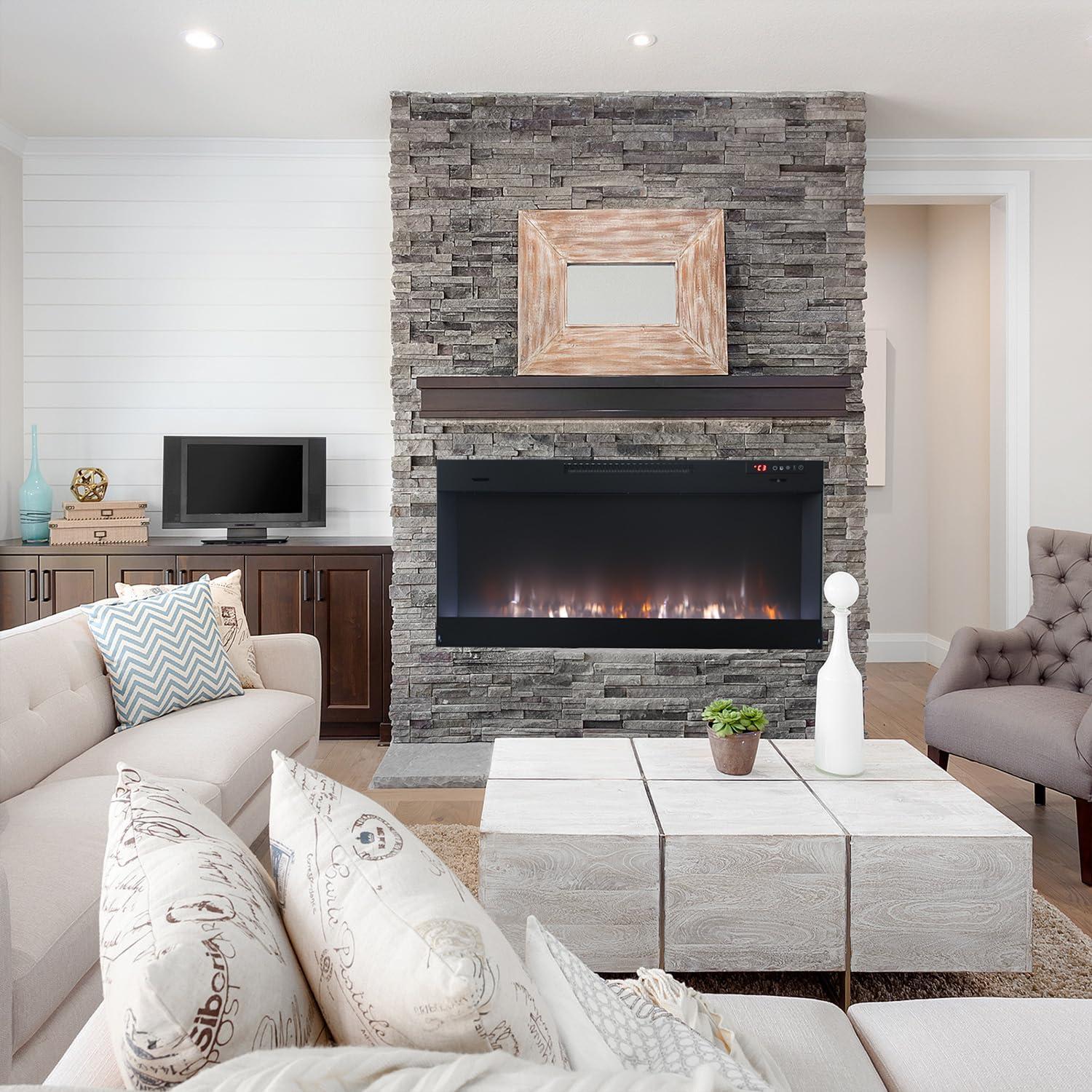 Chimenea eléctrica 1500W FW42-IR002 42" control remoto