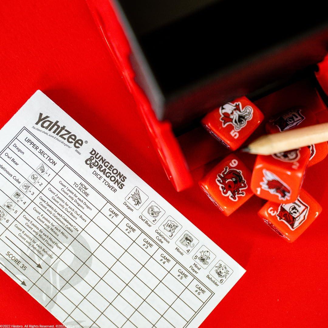 Yahtzee Dungeons & Dragons Torre de Dados Coleccionable