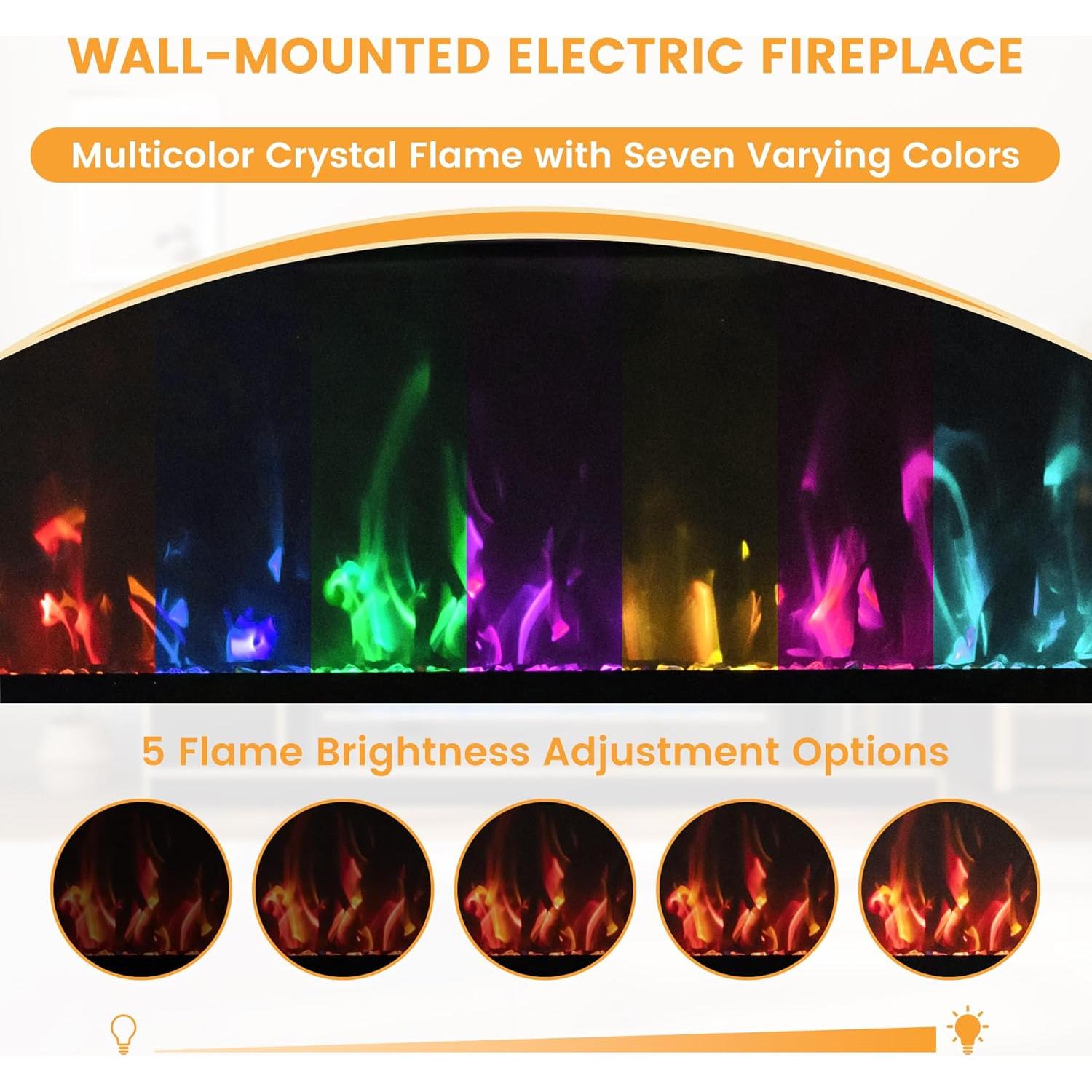 Chimenea Eléctrica COCO DESIGN 82.55 cm con Control Remoto