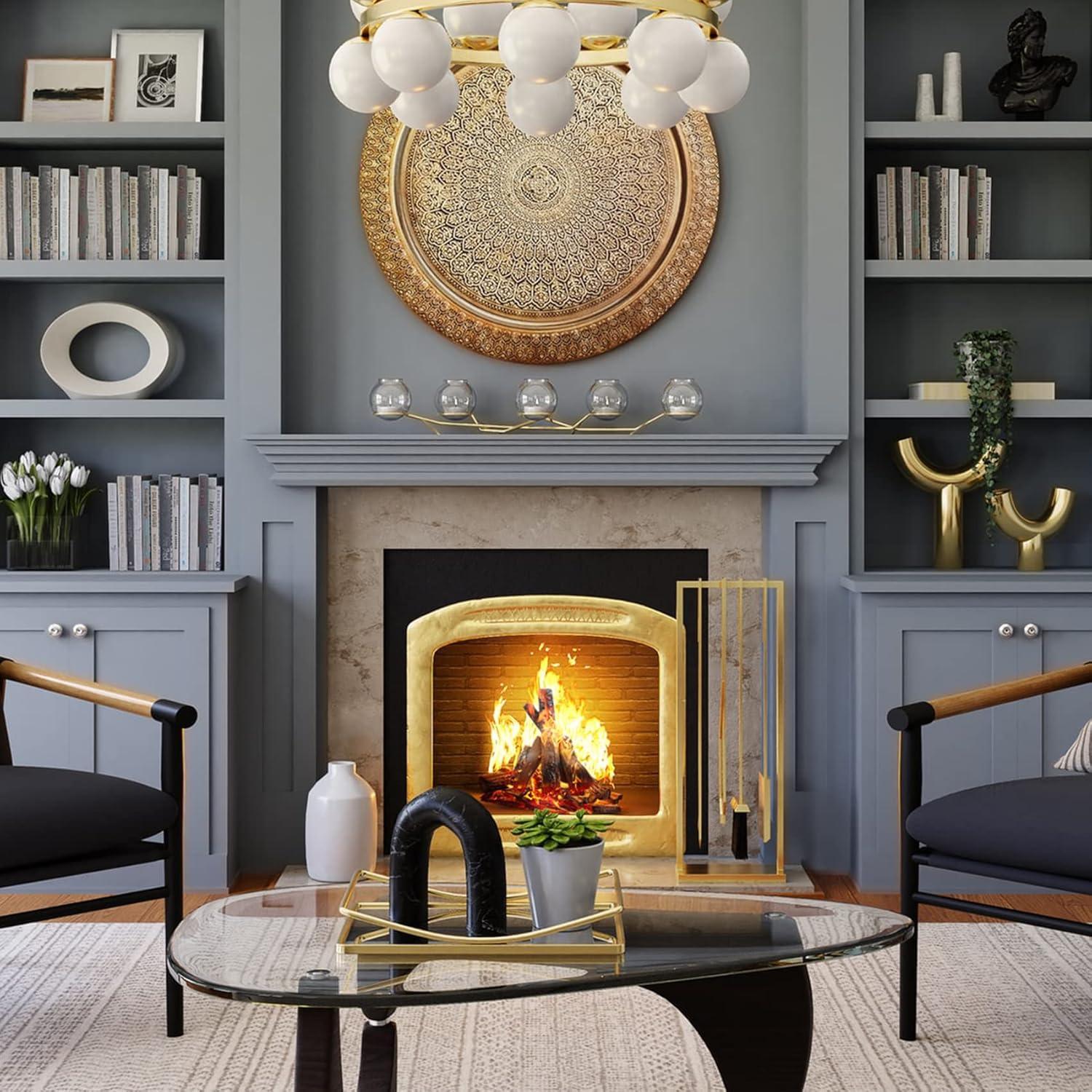 Conjunto de 8 Registros de Cerámica Skyflame para Chimeneas