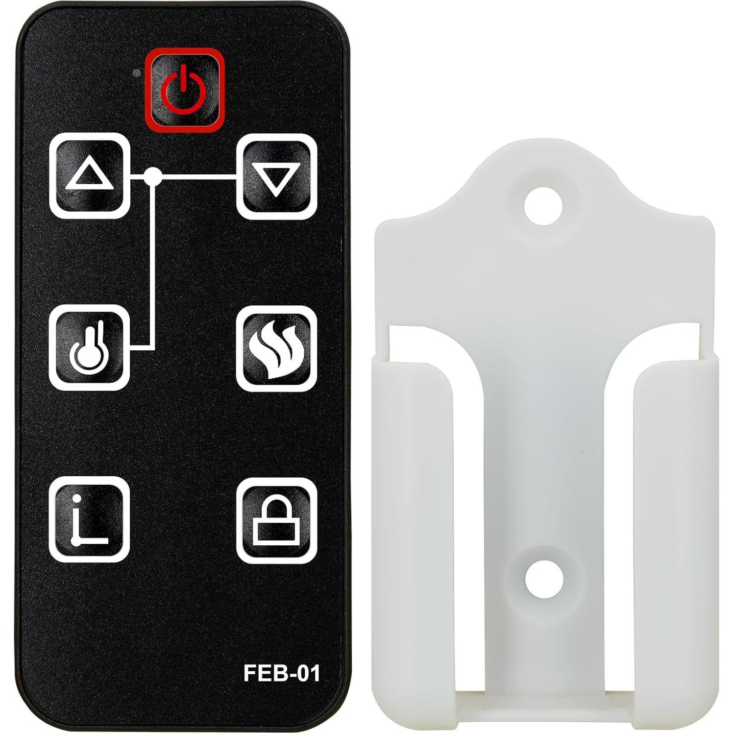 Control Remoto Reemplazo FEBO Flame ZHS-30-A ZHS-30-C