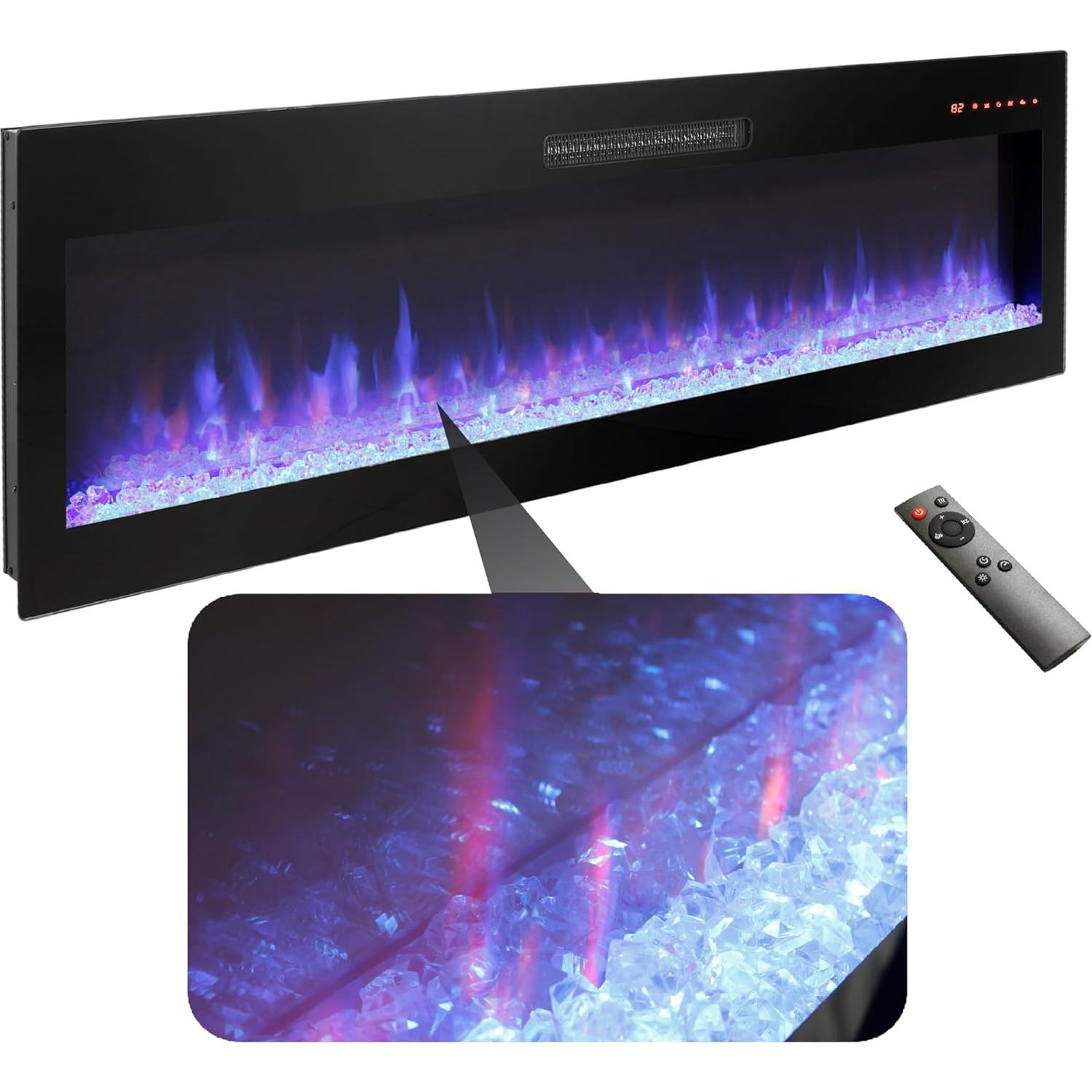 Chimenea Eléctrica Ball & Cast 60 cm Control Remoto 16 Colores