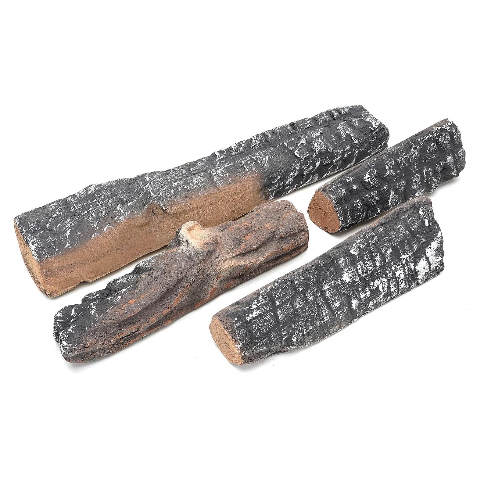 Registros de Chimenea de Gas Skyflame - 4 Piezas Cerámicas