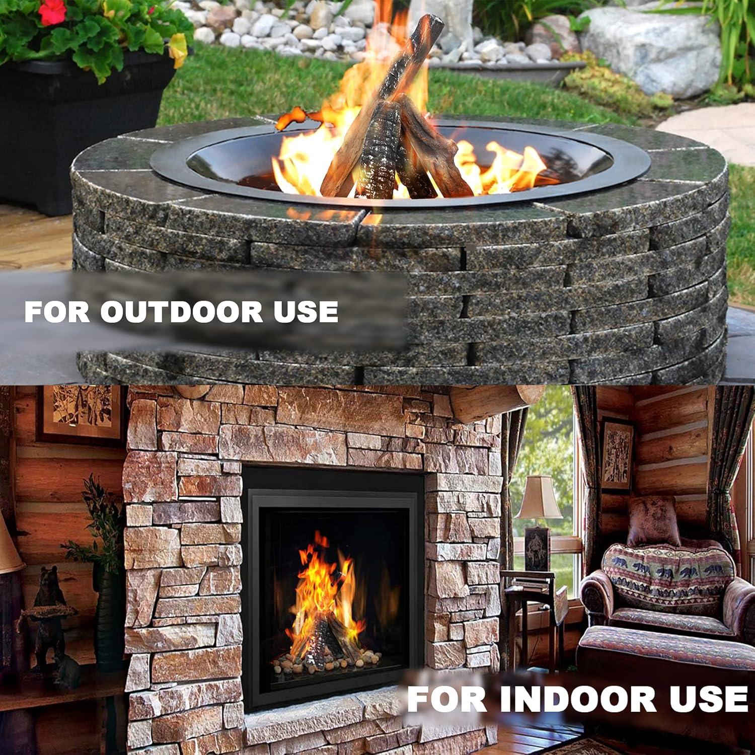 Registros de Chimenea de Gas Skyflame - 4 Piezas Cerámicas