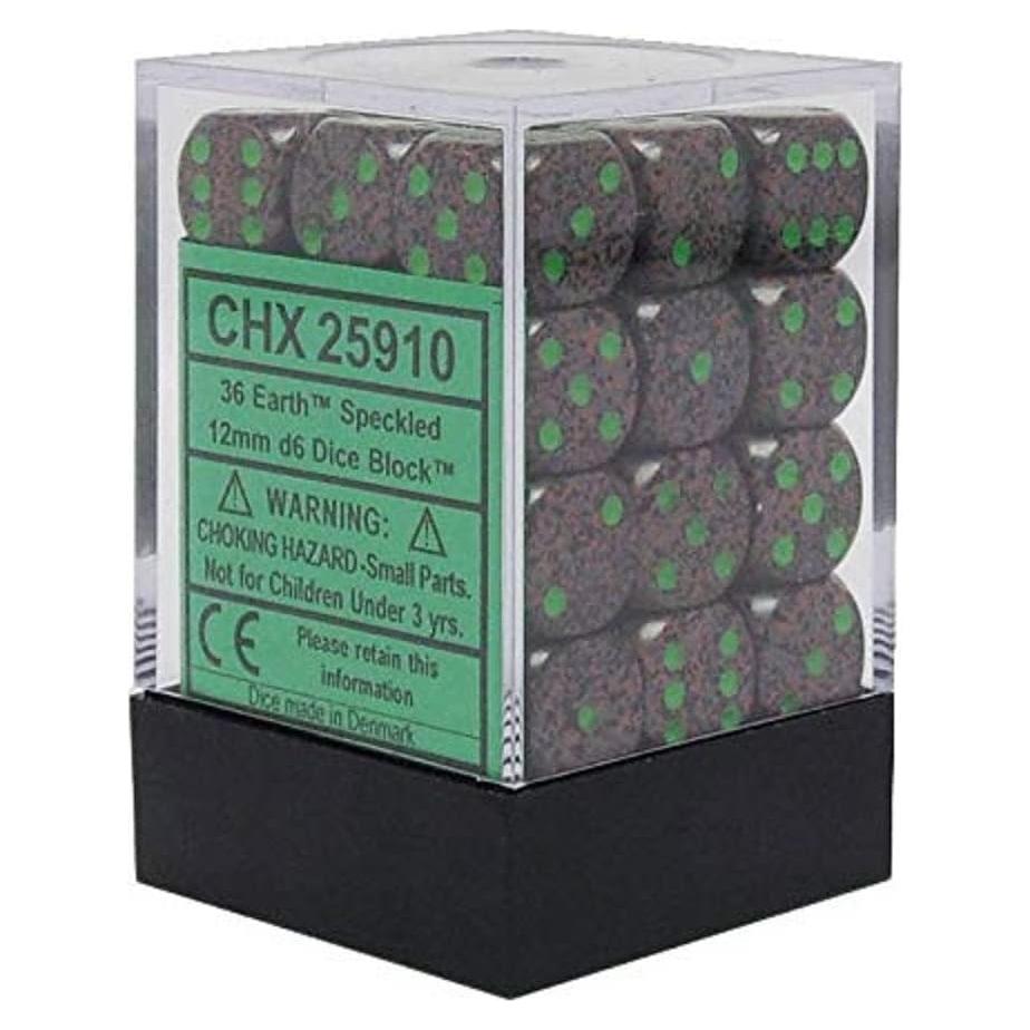 Juego de Dados DND Chessex 36 D6 12mm para RPG