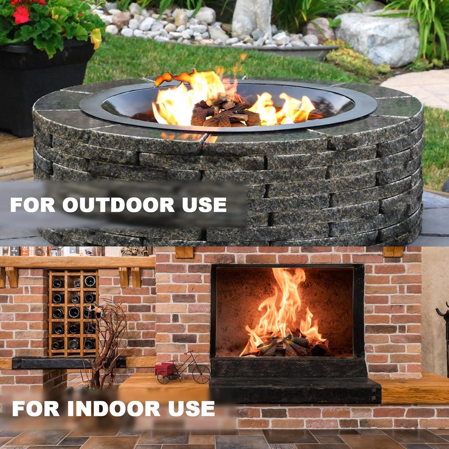 Conjunto de 10 Troncos de Cerámica para Chimeneas Skyflame