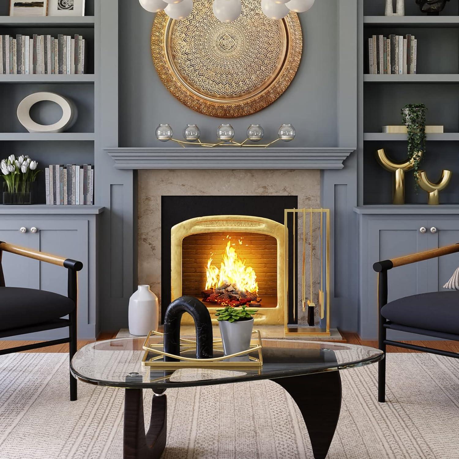 Conjunto de 10 Troncos de Cerámica para Chimeneas Skyflame