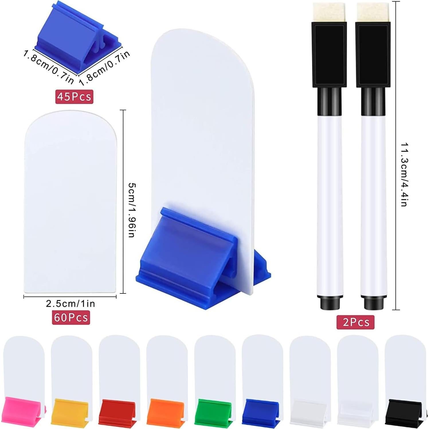 Meetory 112 Pzs Marcadores y Soportes para Juegos DIY