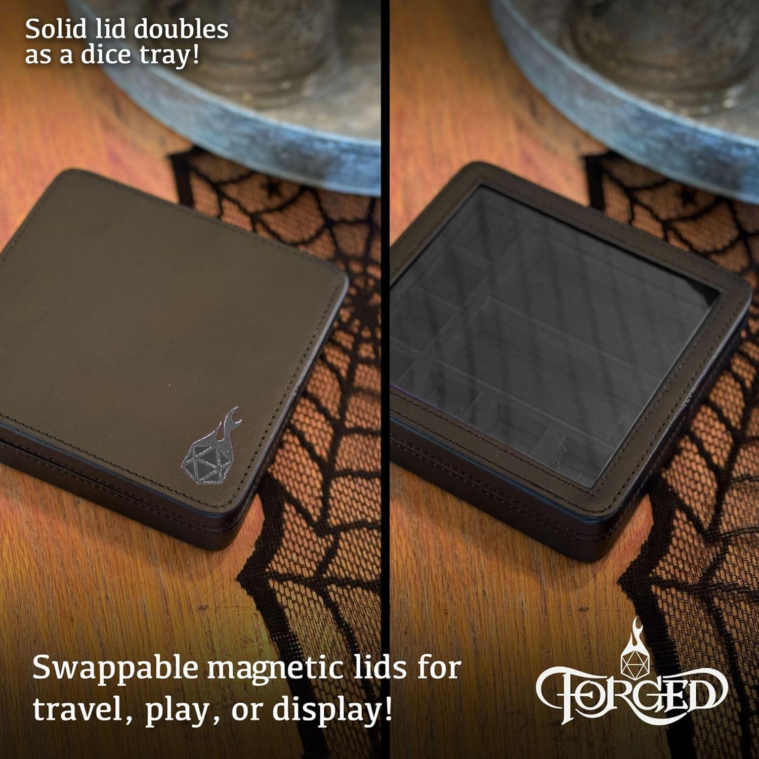 Estuche Exhibición RPG Forged Dice Co. para Dados y Miniaturas