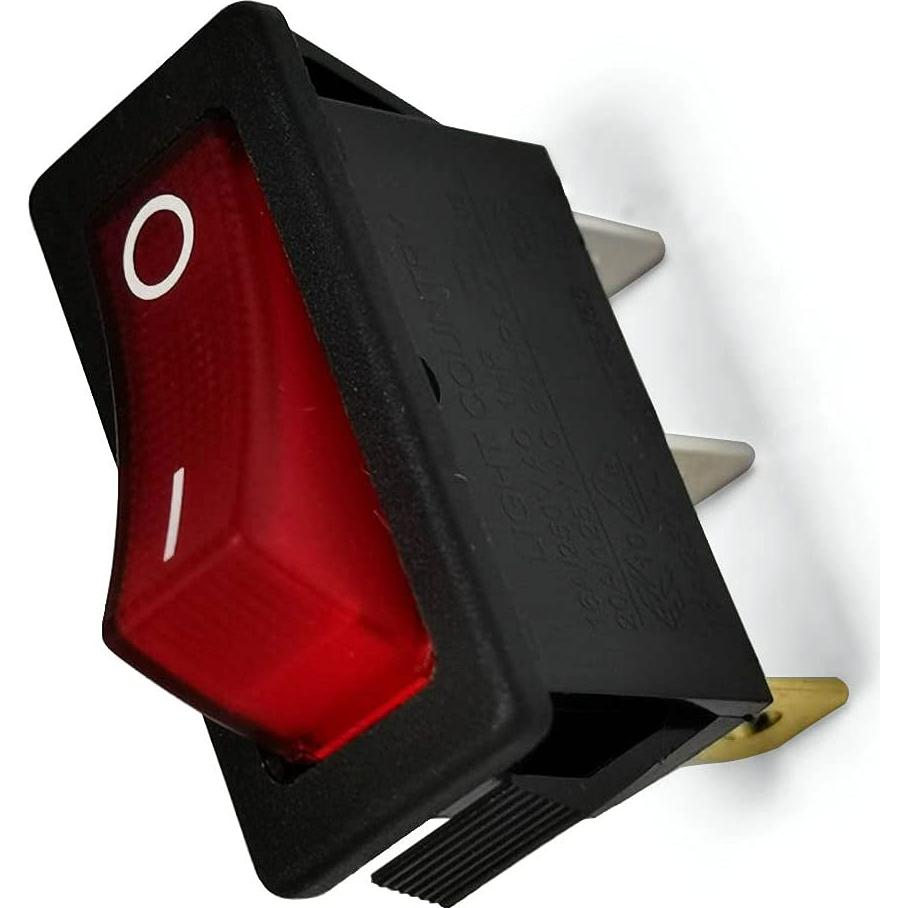 Interruptor Rocker Iluminado Light Country 20A 125V para Chimeneas