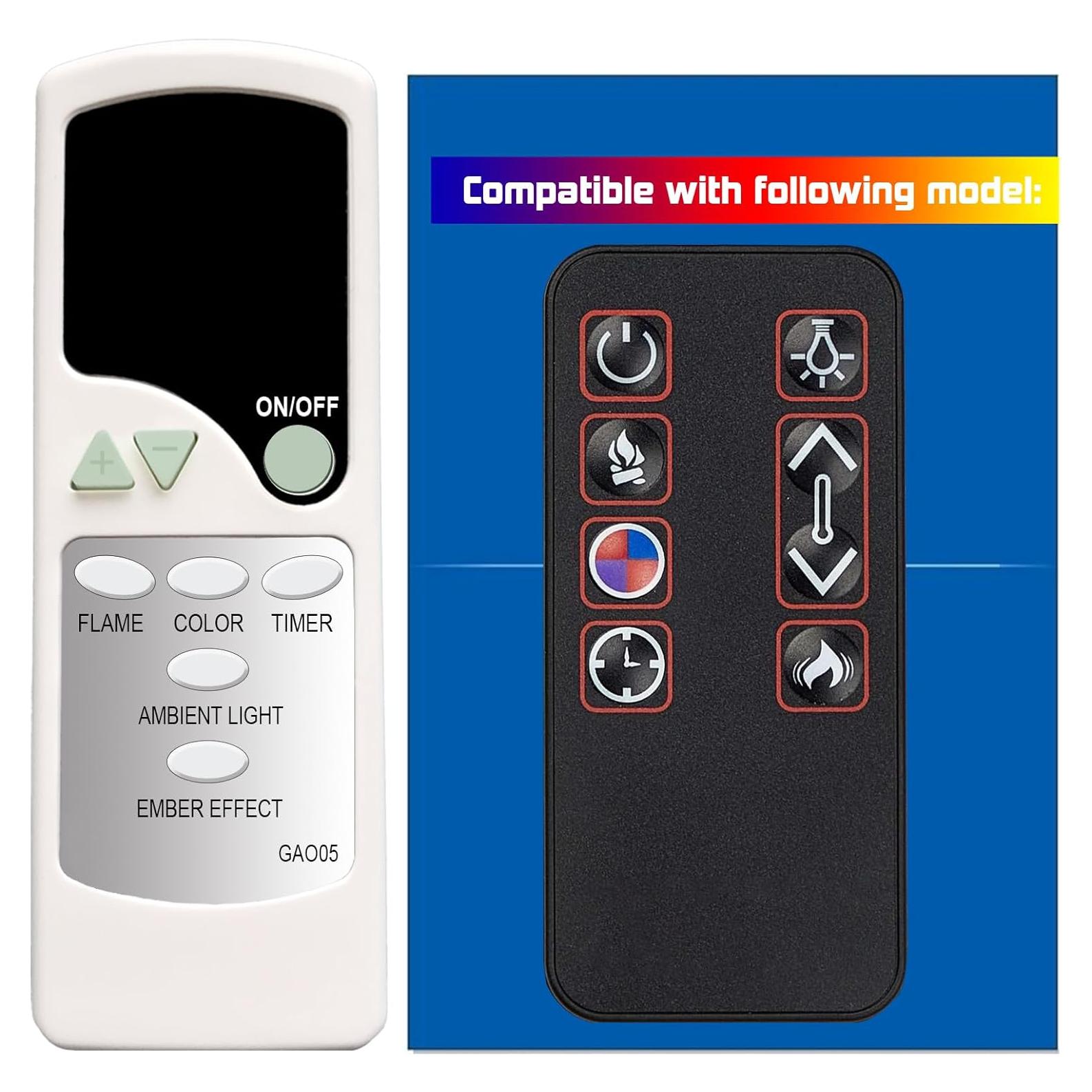 Control Remoto Real Flame para Chimenea Eléctrica A424011101G25