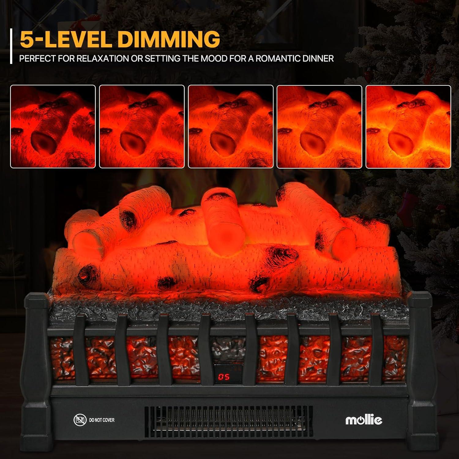 Insertable Eléctrico Mollie A03-EF-003-20-BK 1500W