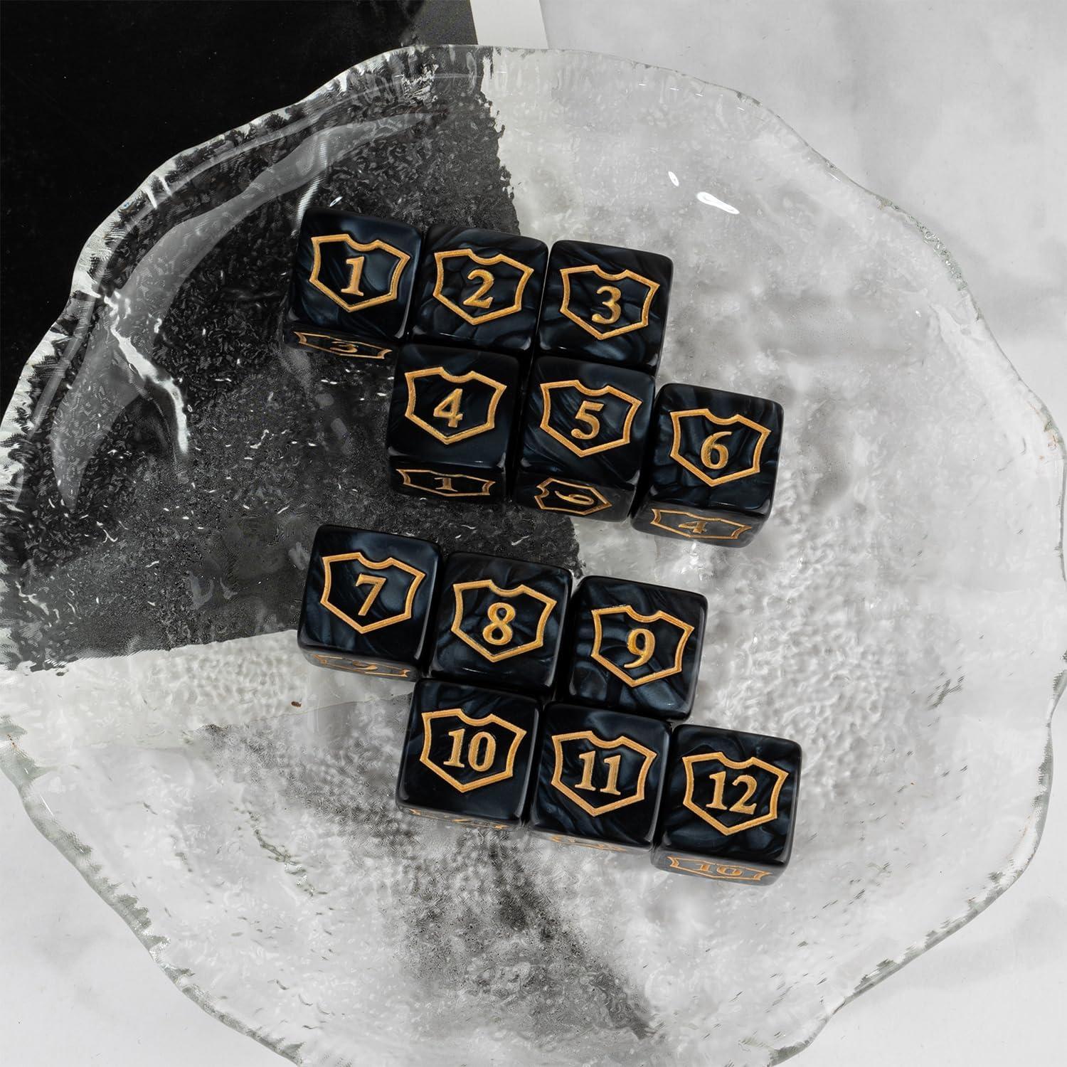 Contadores de Dados MTG 24 Piezas ORUNI Resina Premium