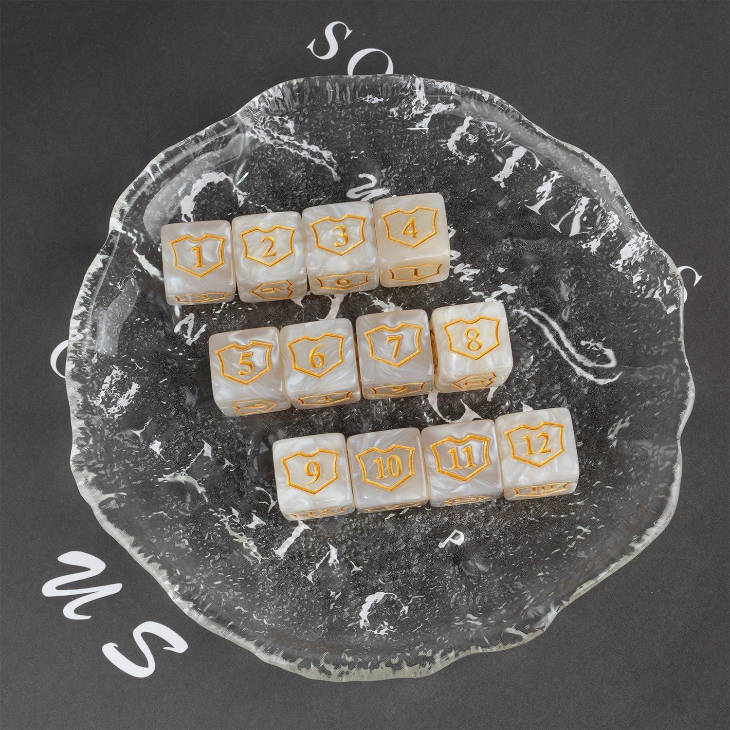 Contadores de Dados MTG 24 Piezas ORUNI Resina Premium