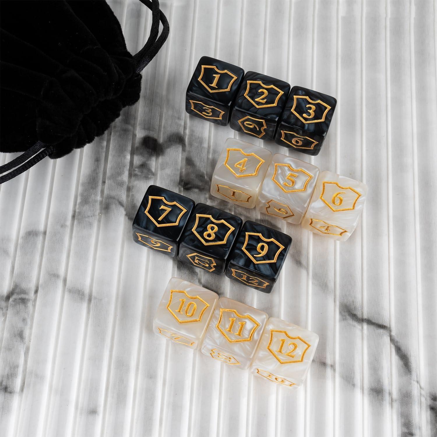 Contadores de Dados MTG 24 Piezas ORUNI Resina Premium