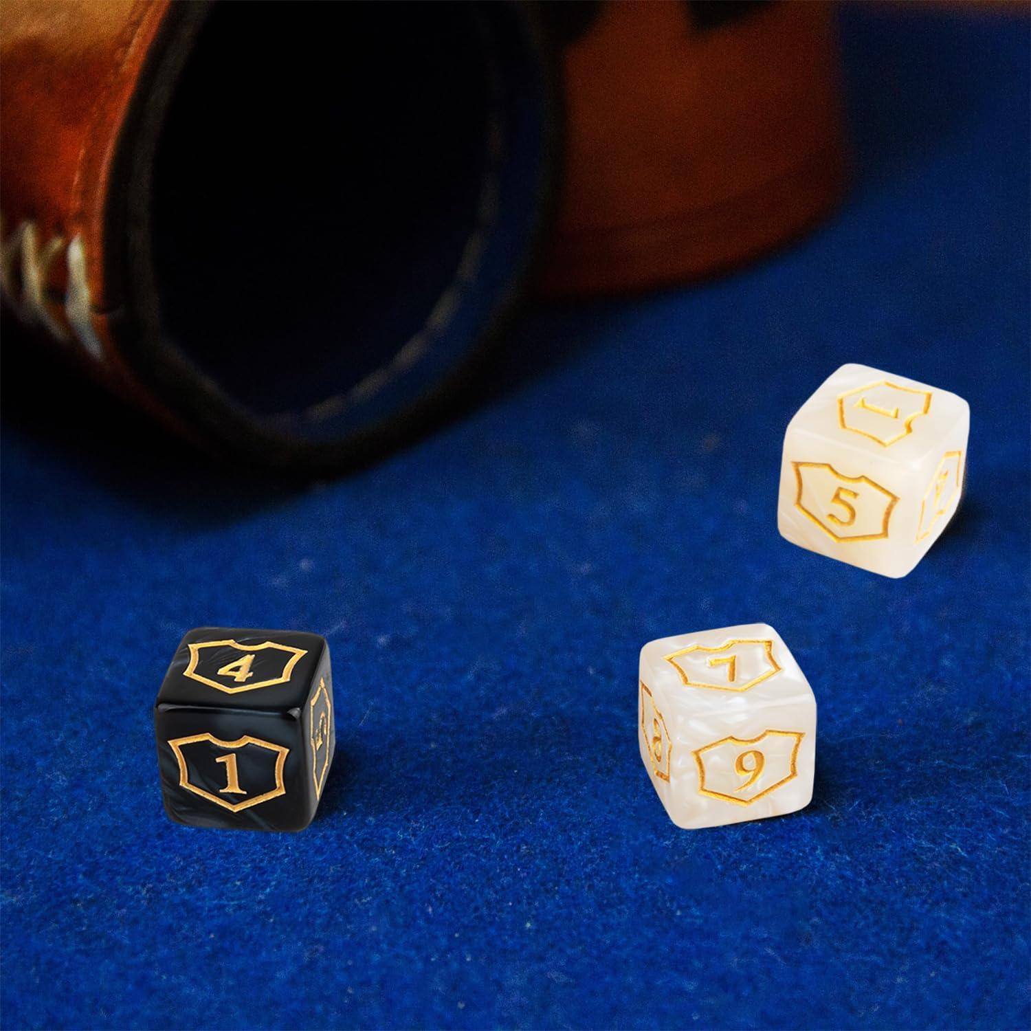 Contadores de Dados MTG 24 Piezas ORUNI Resina Premium