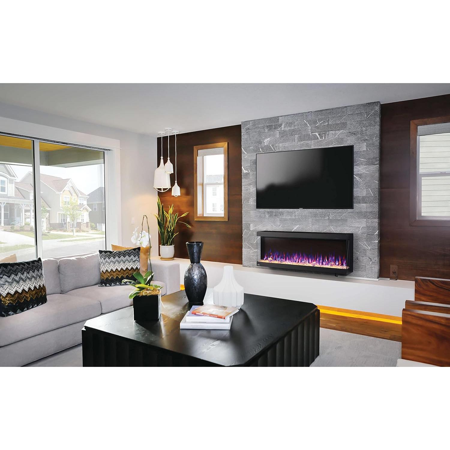 Chimenea Eléctrica de Pared Napoleon Trivista 50" Negra