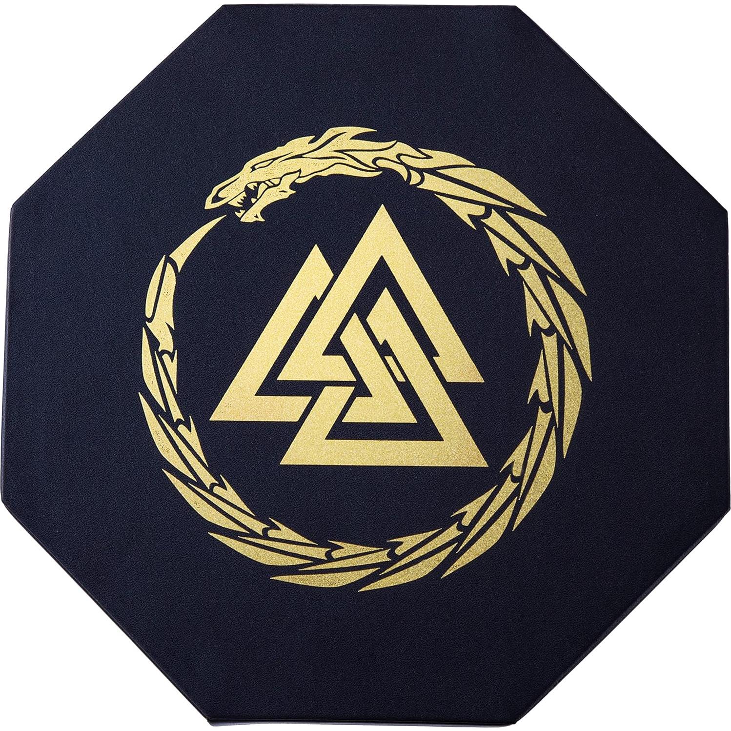 Bandeja de Dados Soar Forge Octagonal 20 cm Dragón Dorado