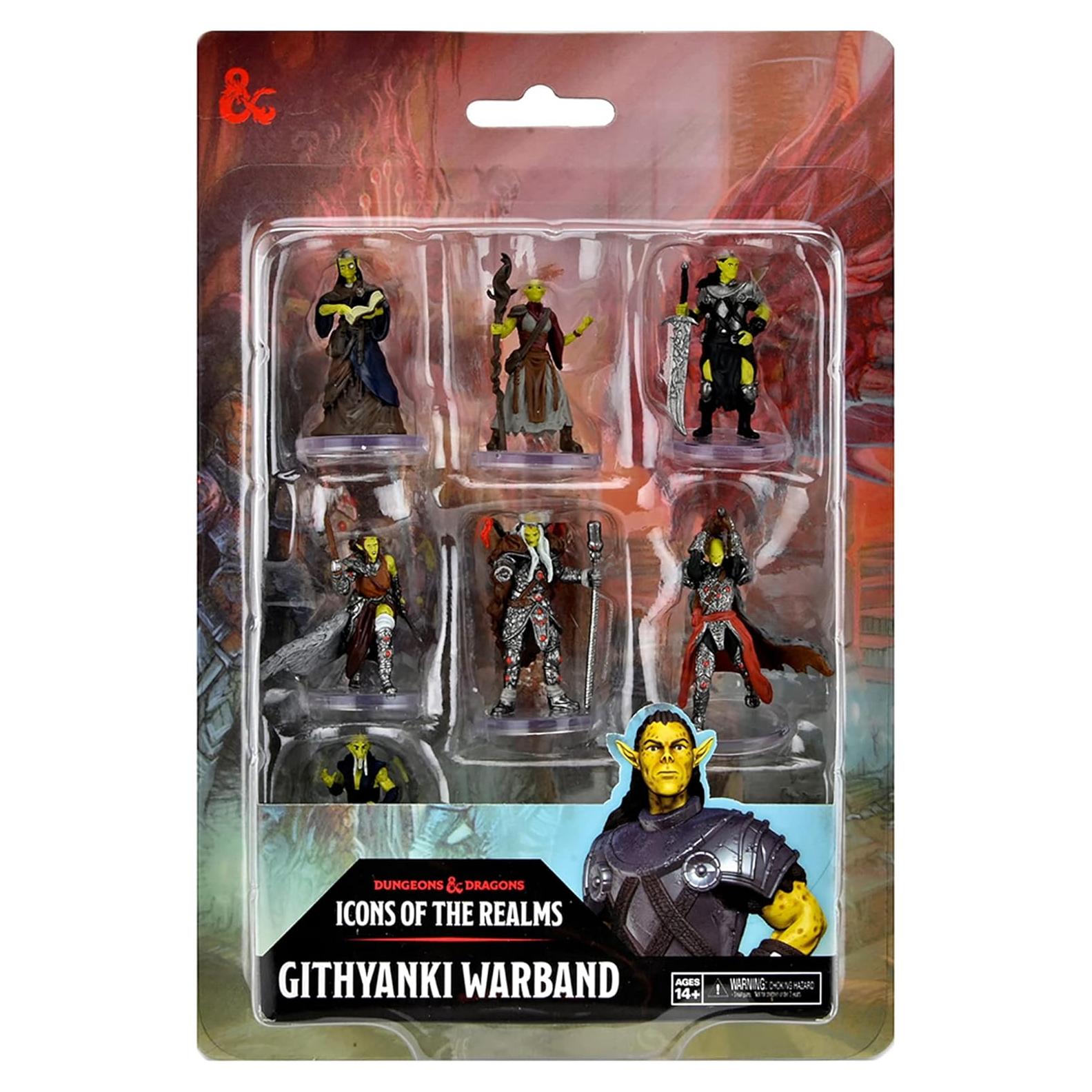 Miniaturas D&D Githyanki Banda de Guerra - 7 Figuras Pintadas