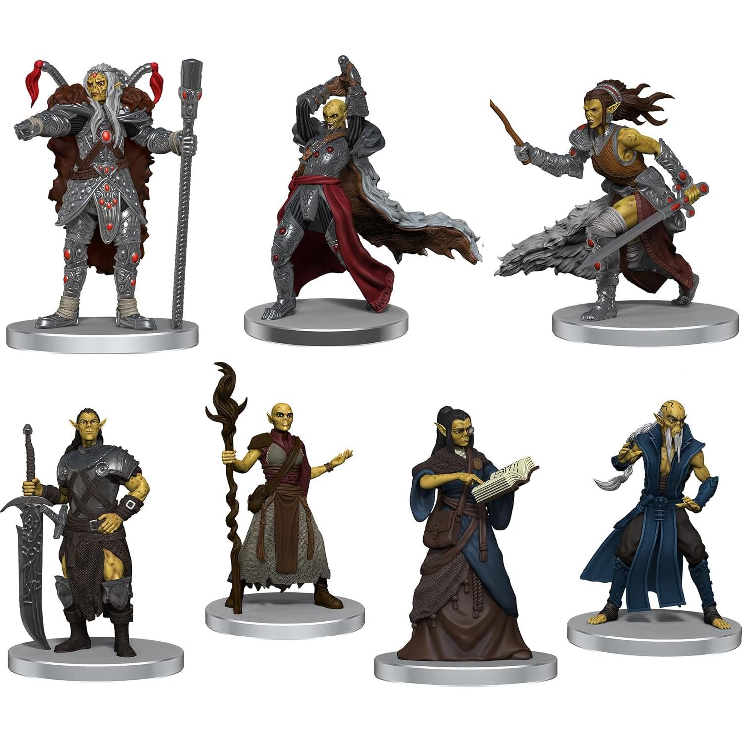 Miniaturas D&D Githyanki Banda de Guerra - 7 Figuras Pintadas