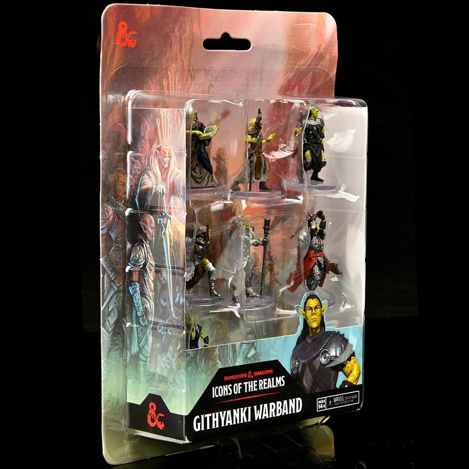 Miniaturas D&D Githyanki Banda de Guerra - 7 Figuras Pintadas