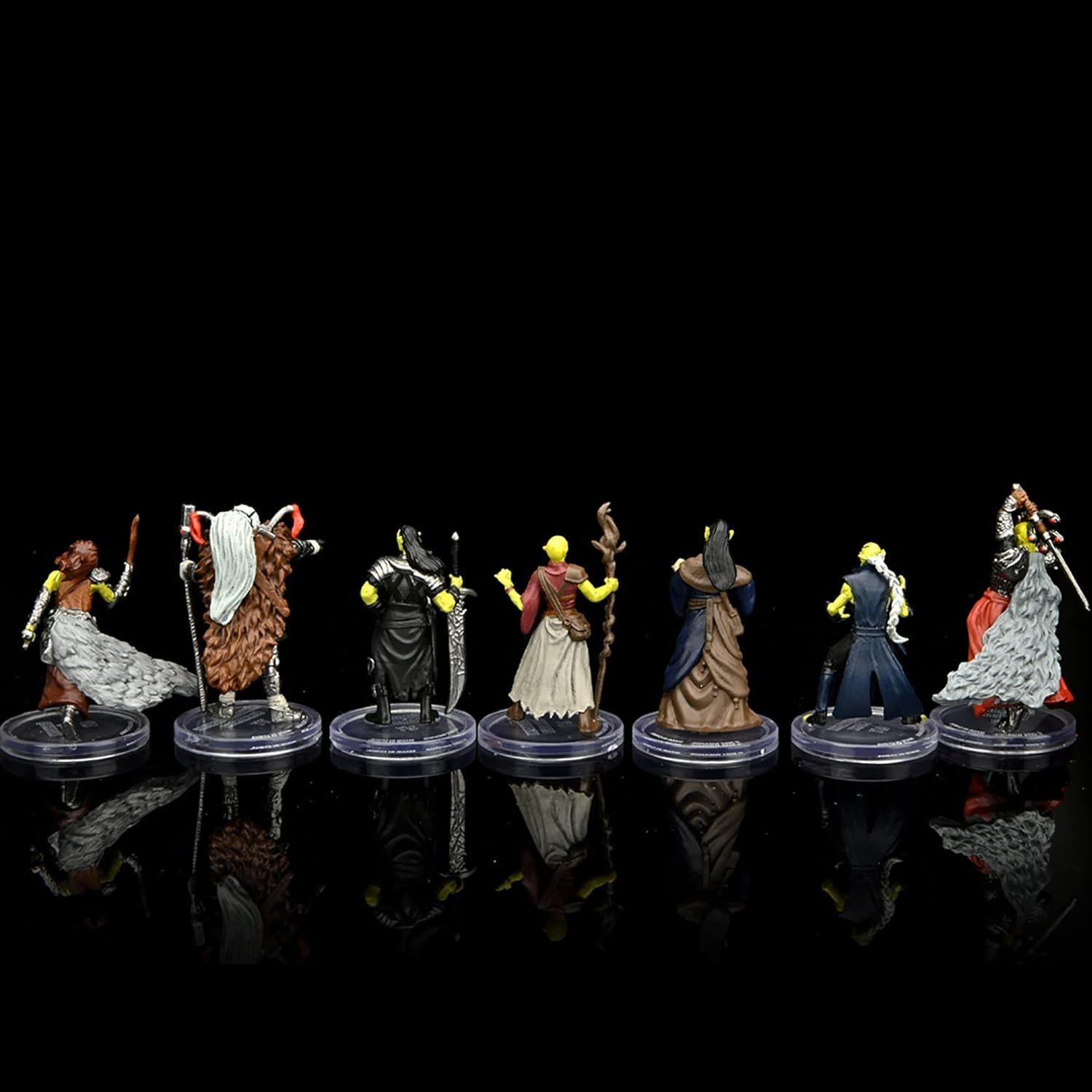 Miniaturas D&D Githyanki Banda de Guerra - 7 Figuras Pintadas