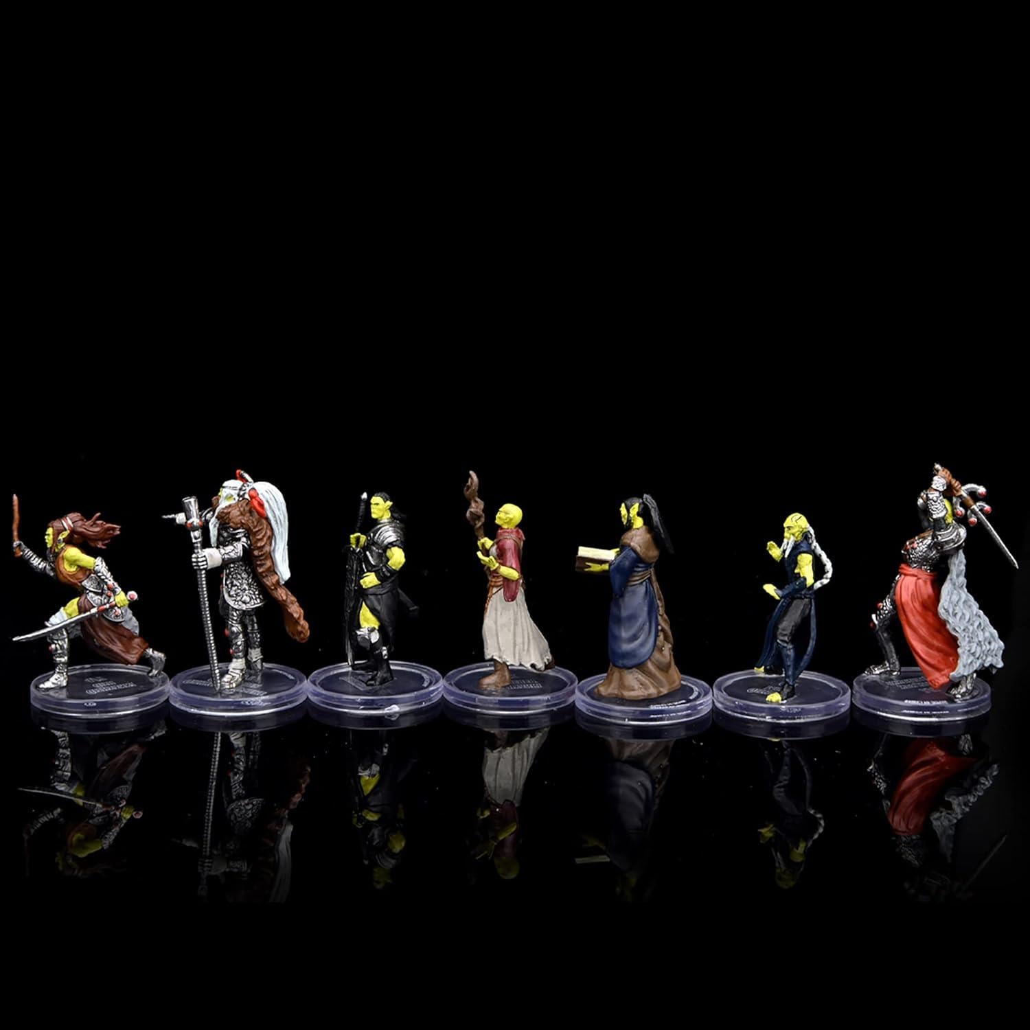 Miniaturas D&D Githyanki Banda de Guerra - 7 Figuras Pintadas