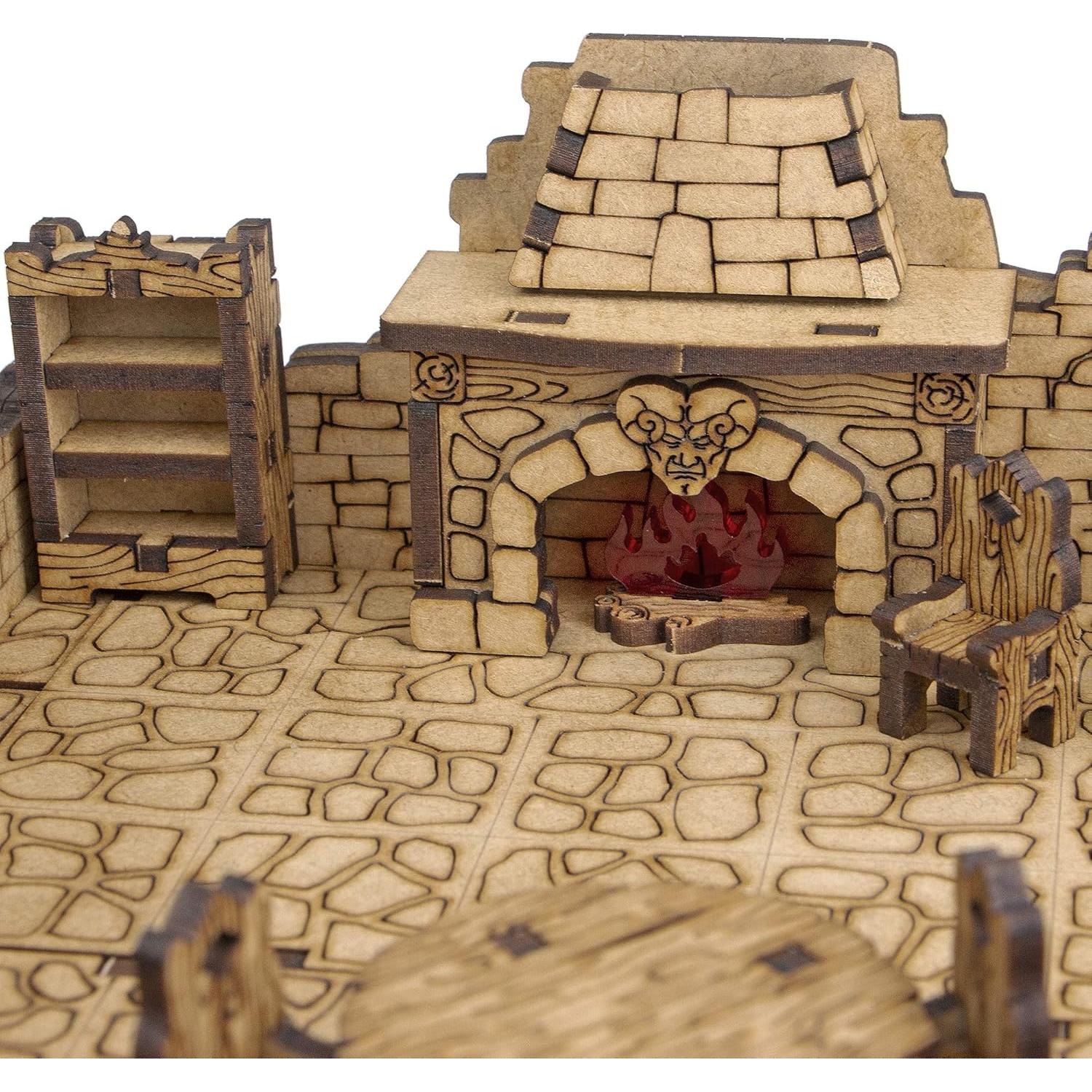 Terreno de Batalla TowerRex para D&D y Wargaming 30x30cm