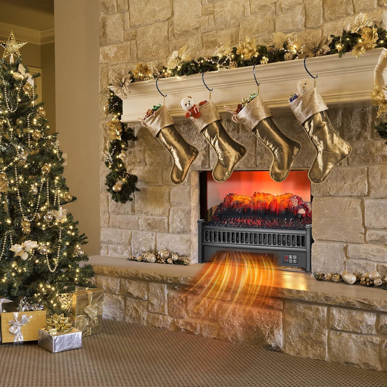 Calefactor Eléctrico Tangkula SF413-23A 1400W con Control Remoto