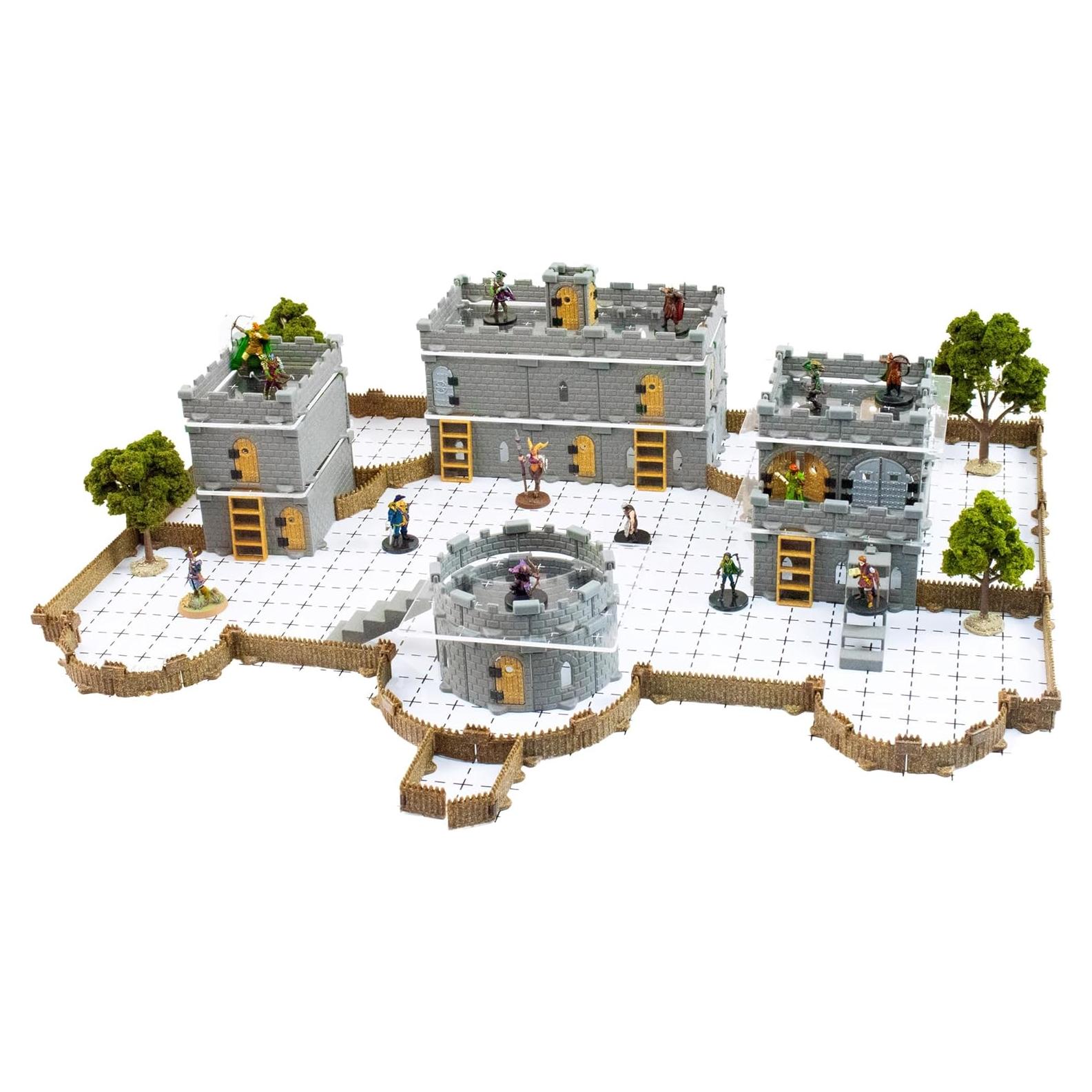 Conjunto de Castillo DCD - 168 Piezas para DND y RPGs