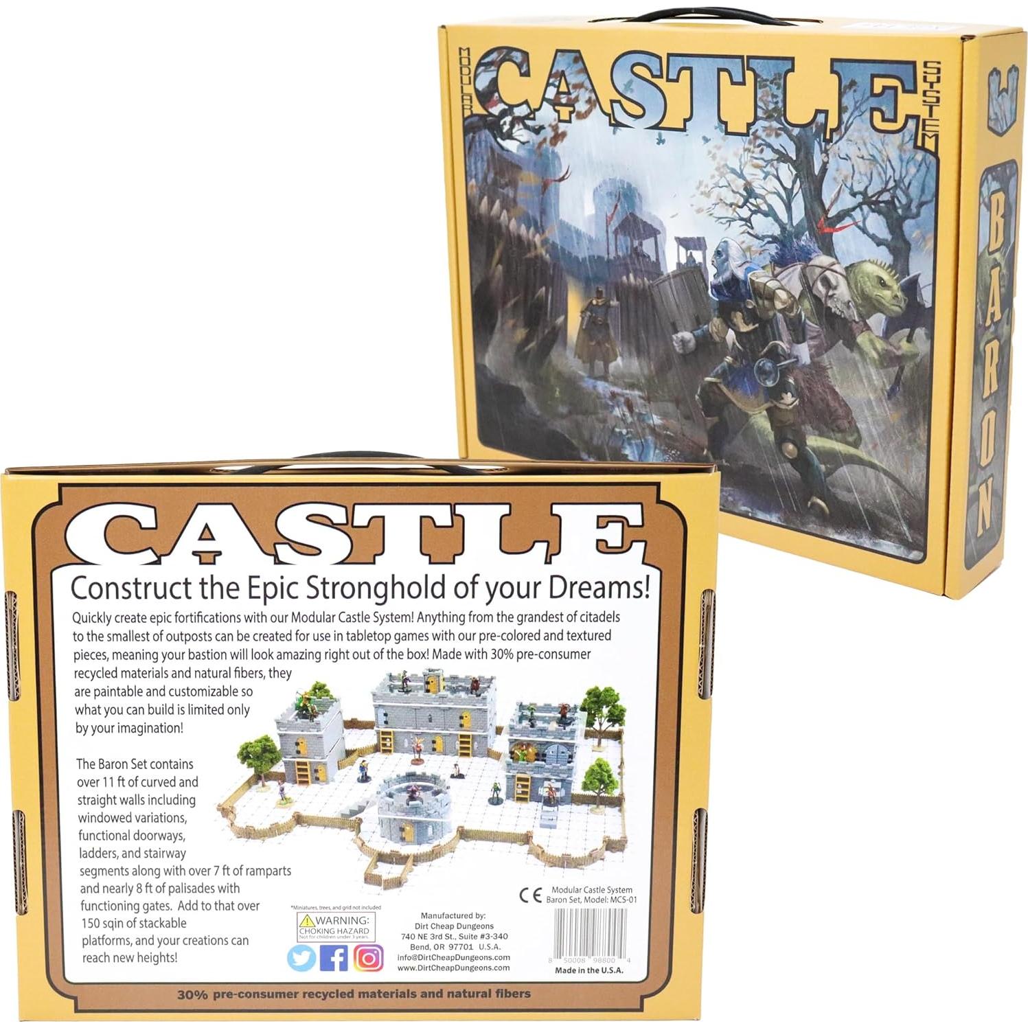 Conjunto de Castillo DCD - 168 Piezas para DND y RPGs