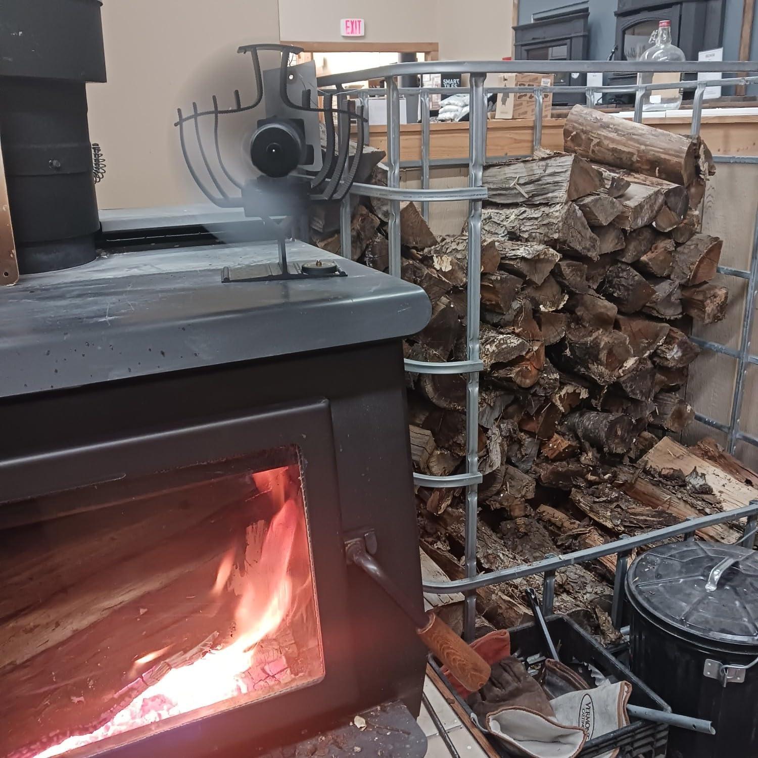 Ventilador de Estufa Oscilante Lehman's 22 cm Aluminio