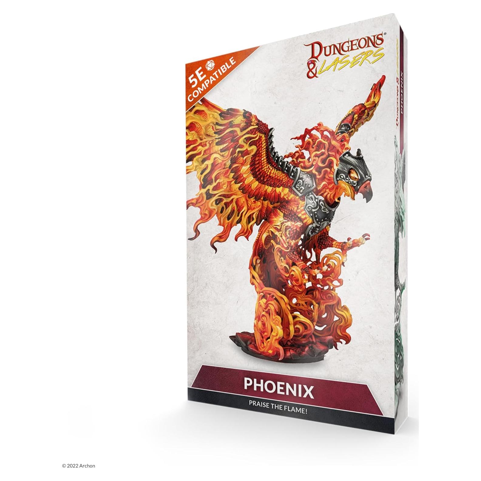 Miniatura Phoenix Dungeons & Lasers 155mm No Pintada