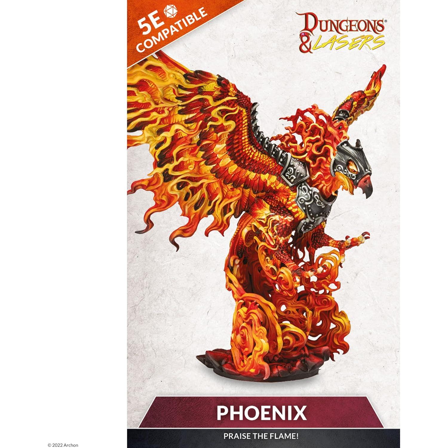 Miniatura Phoenix Dungeons & Lasers 155mm No Pintada