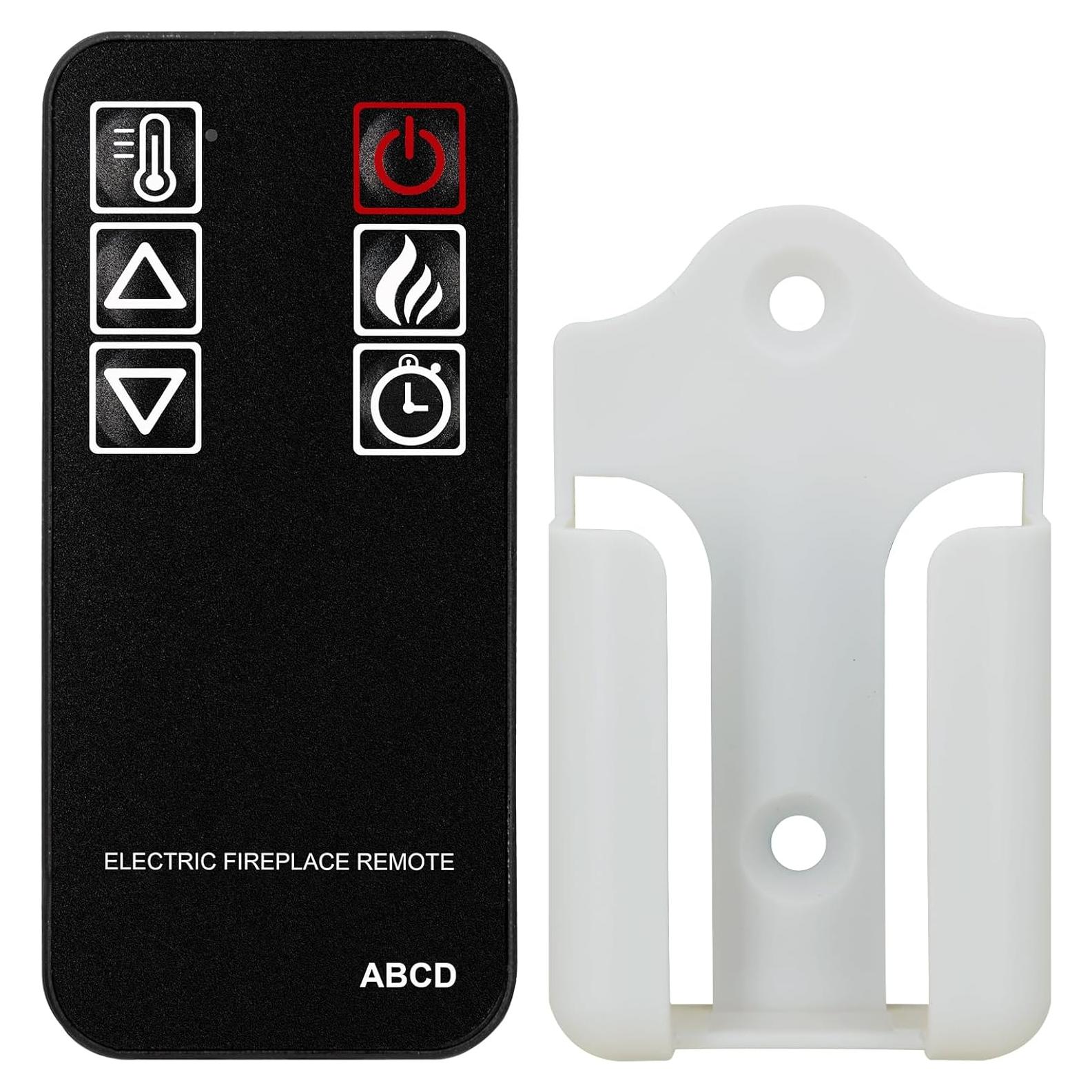 Control Remoto HOMCOM 3D Calefactor Chimenea Eléctrica