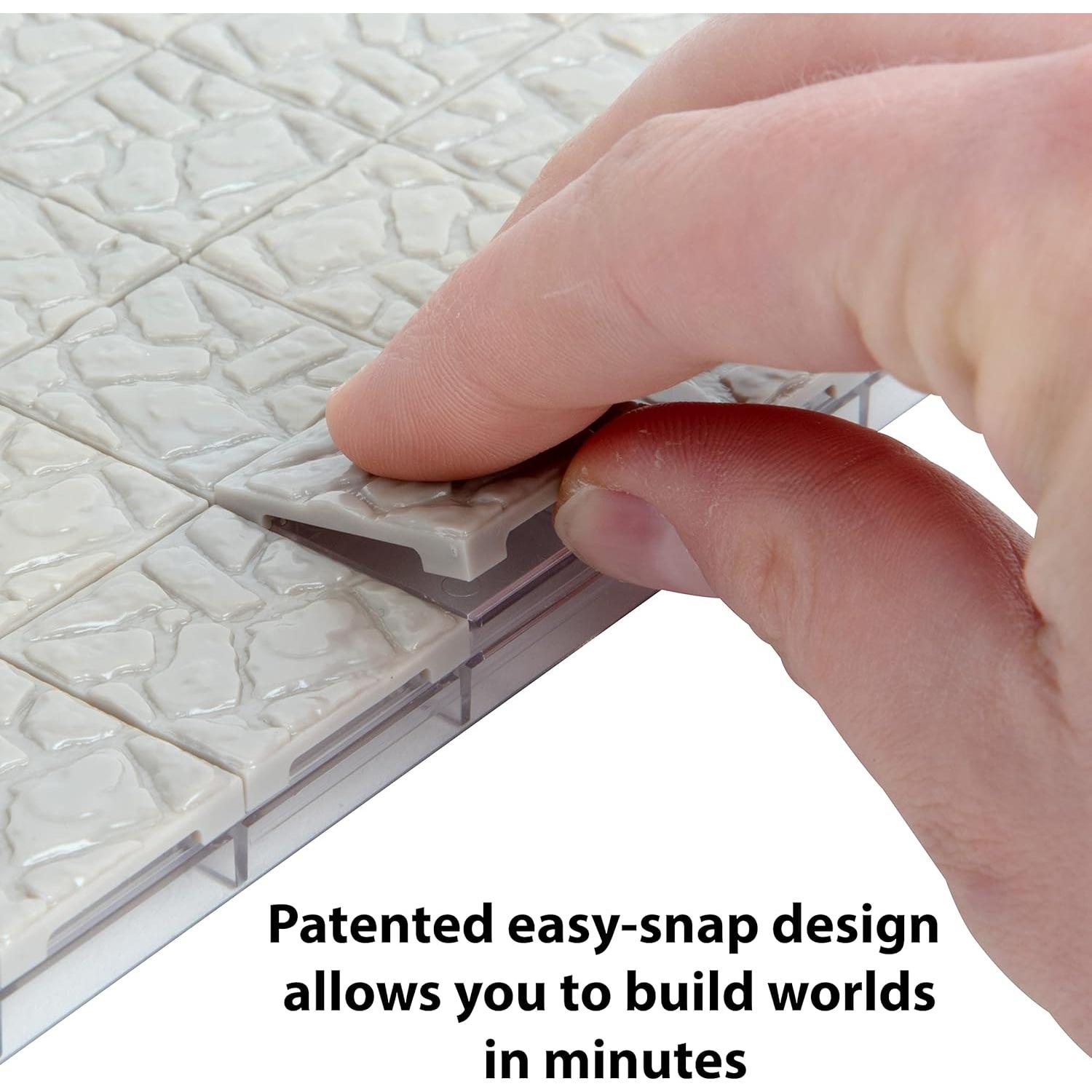 Terreno de Aventura Monster - Set 173 Piezas Modular 3D