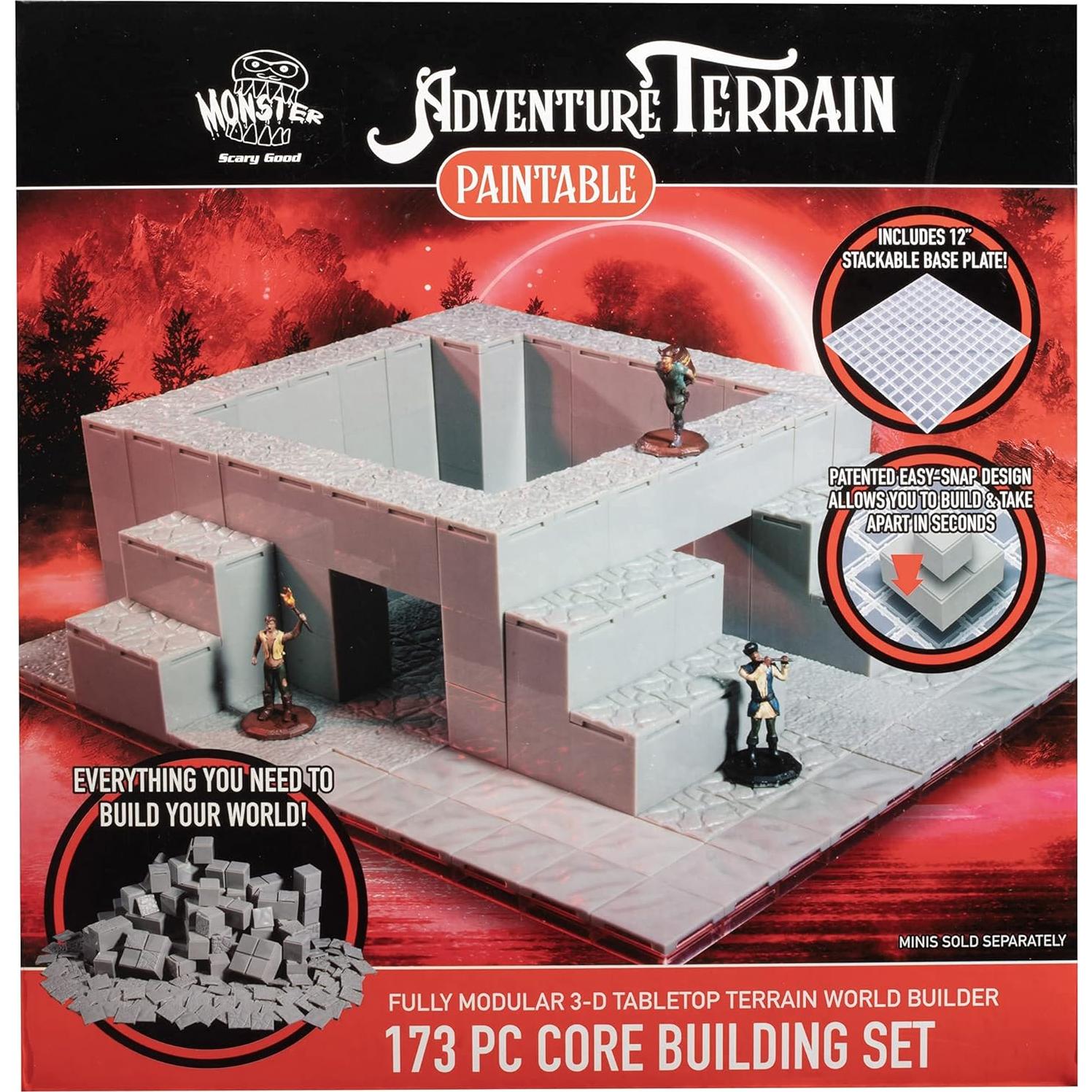 Terreno de Aventura Monster - Set 173 Piezas Modular 3D