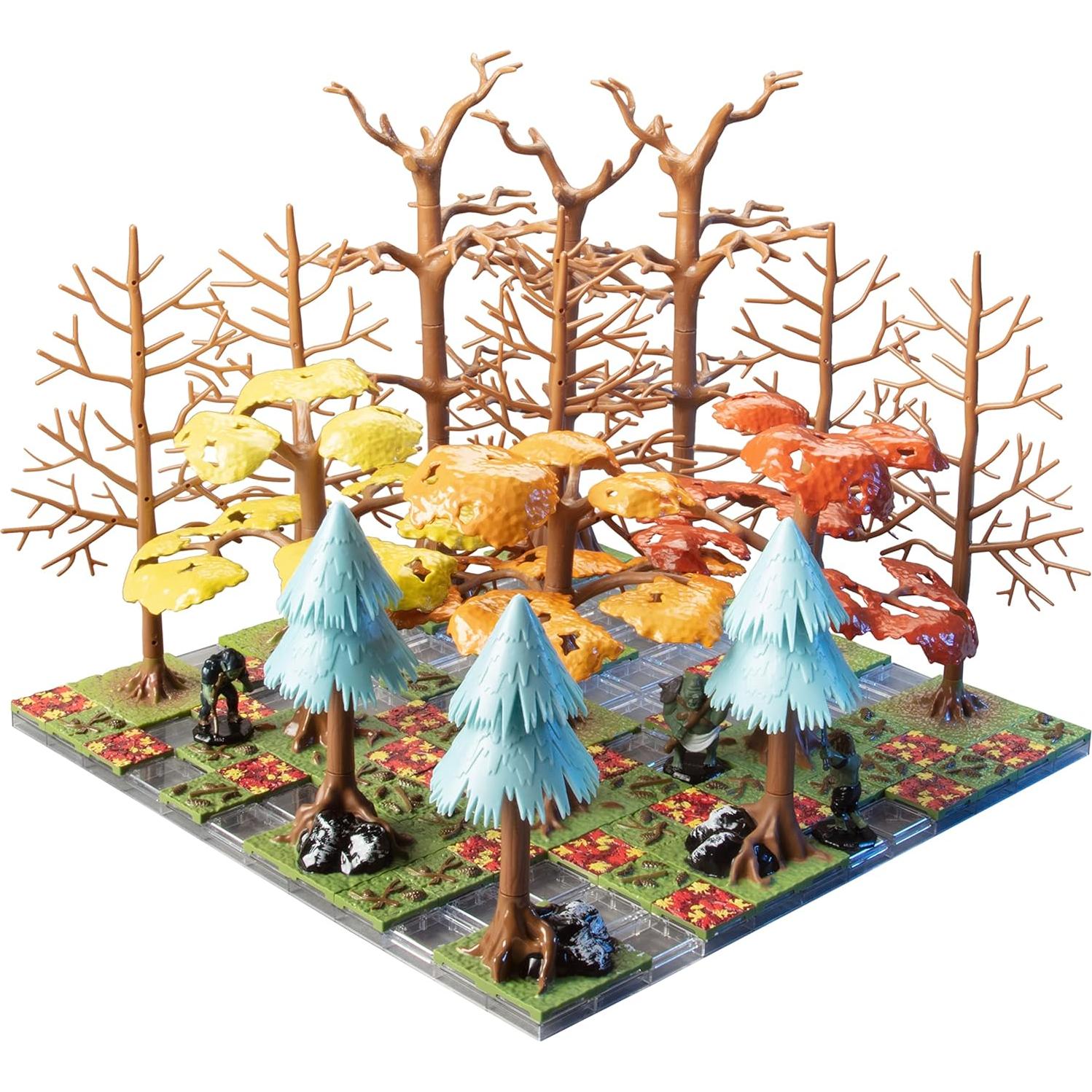Conjunto de Árboles Bosque Otoño 91Pc Monster Adventure 3D