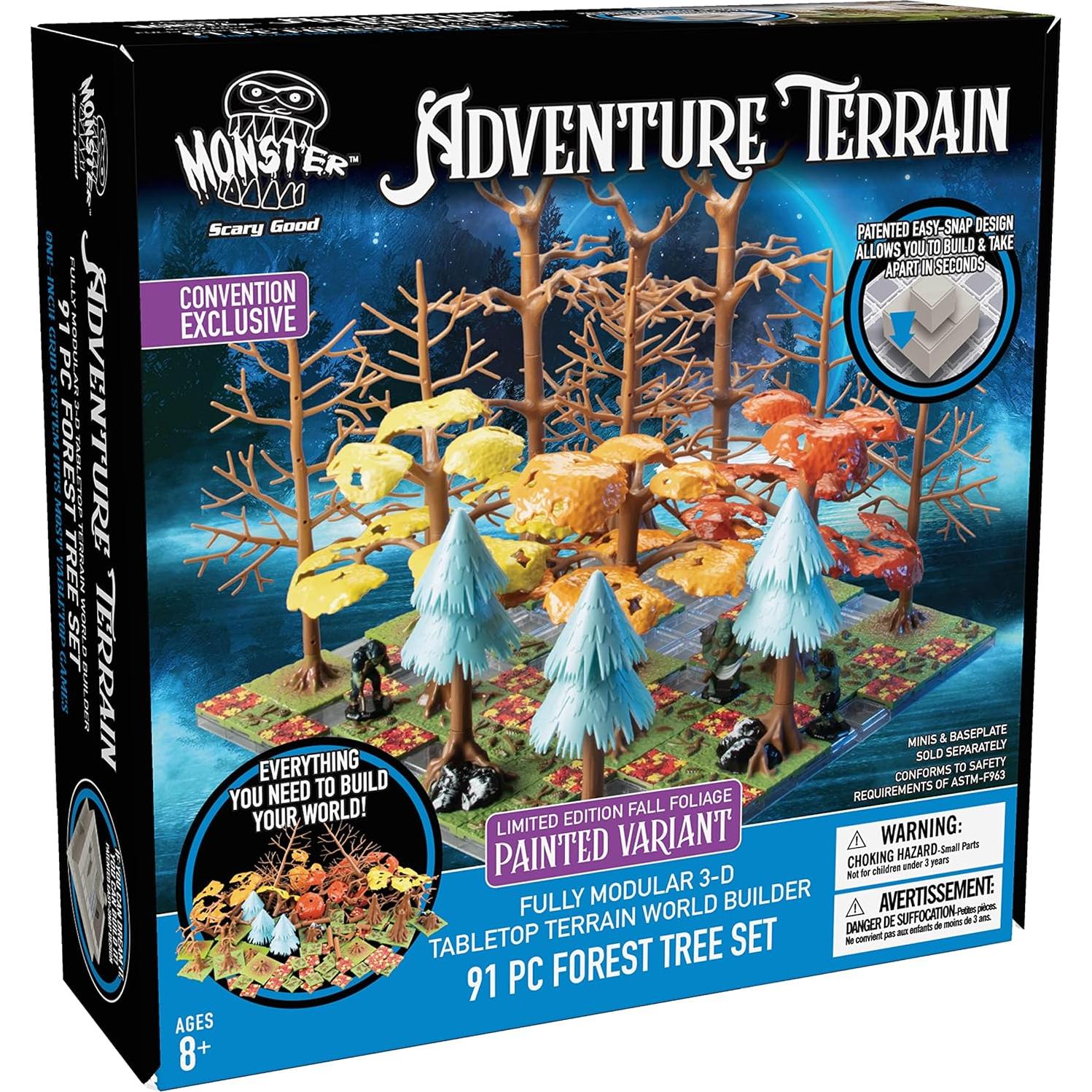 Conjunto de Árboles Bosque Otoño 91Pc Monster Adventure 3D