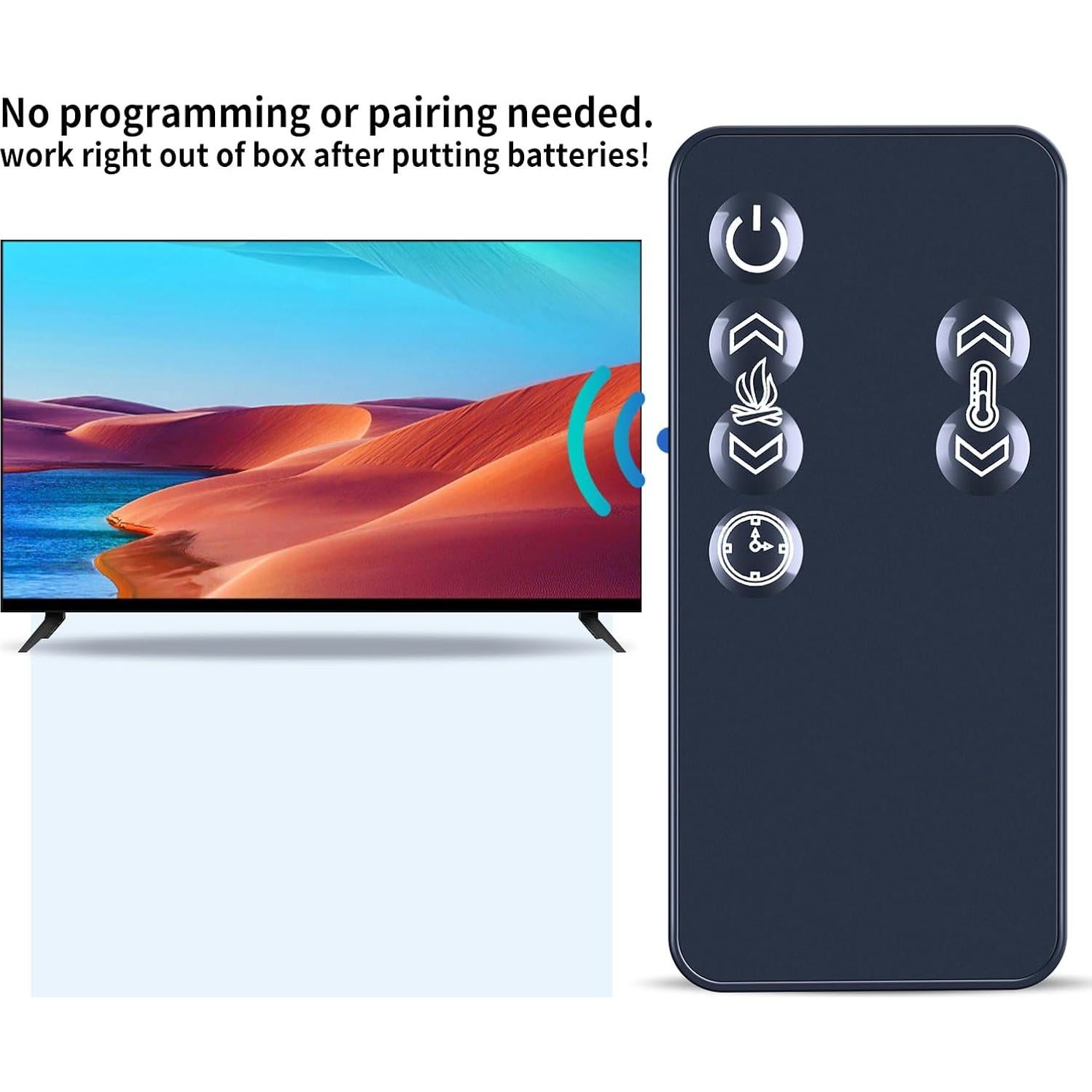 Control Remoto PZL para Real Flame 4099 y Calefactor AKDY