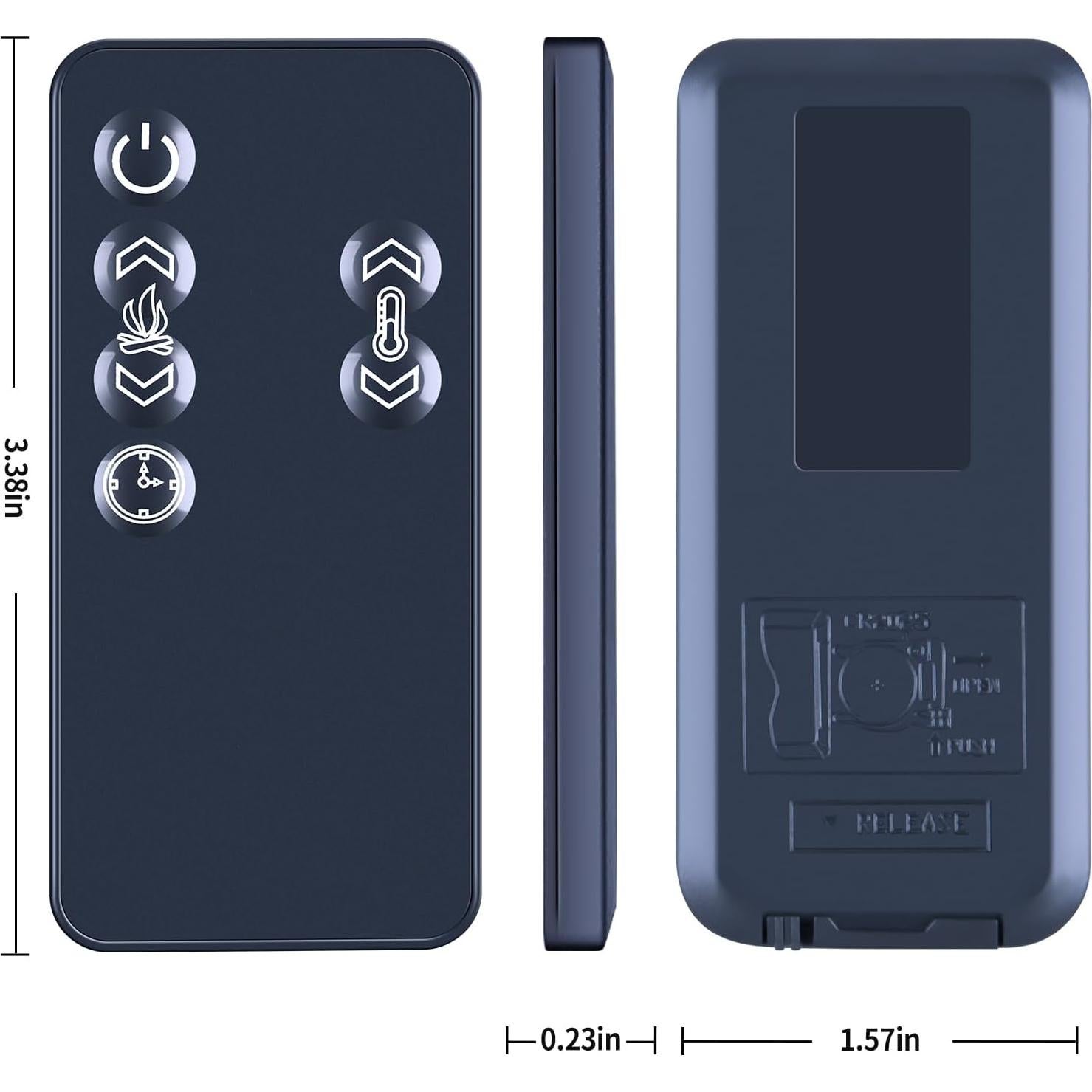 Control Remoto PZL para Real Flame 4099 y Calefactor AKDY