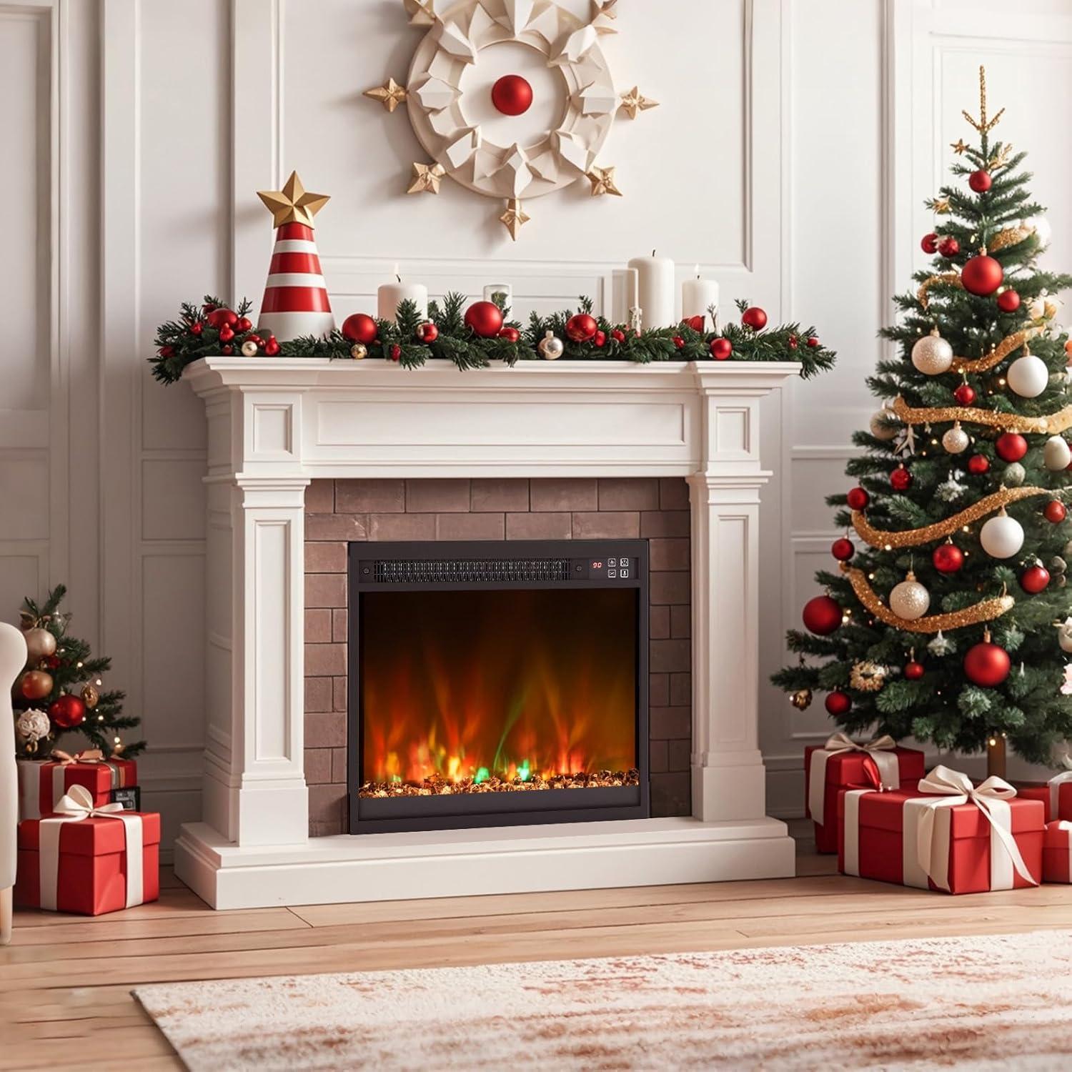 Inserto Chimenea Eléctrica ORALNER 46 cm 1500W Control Remoto