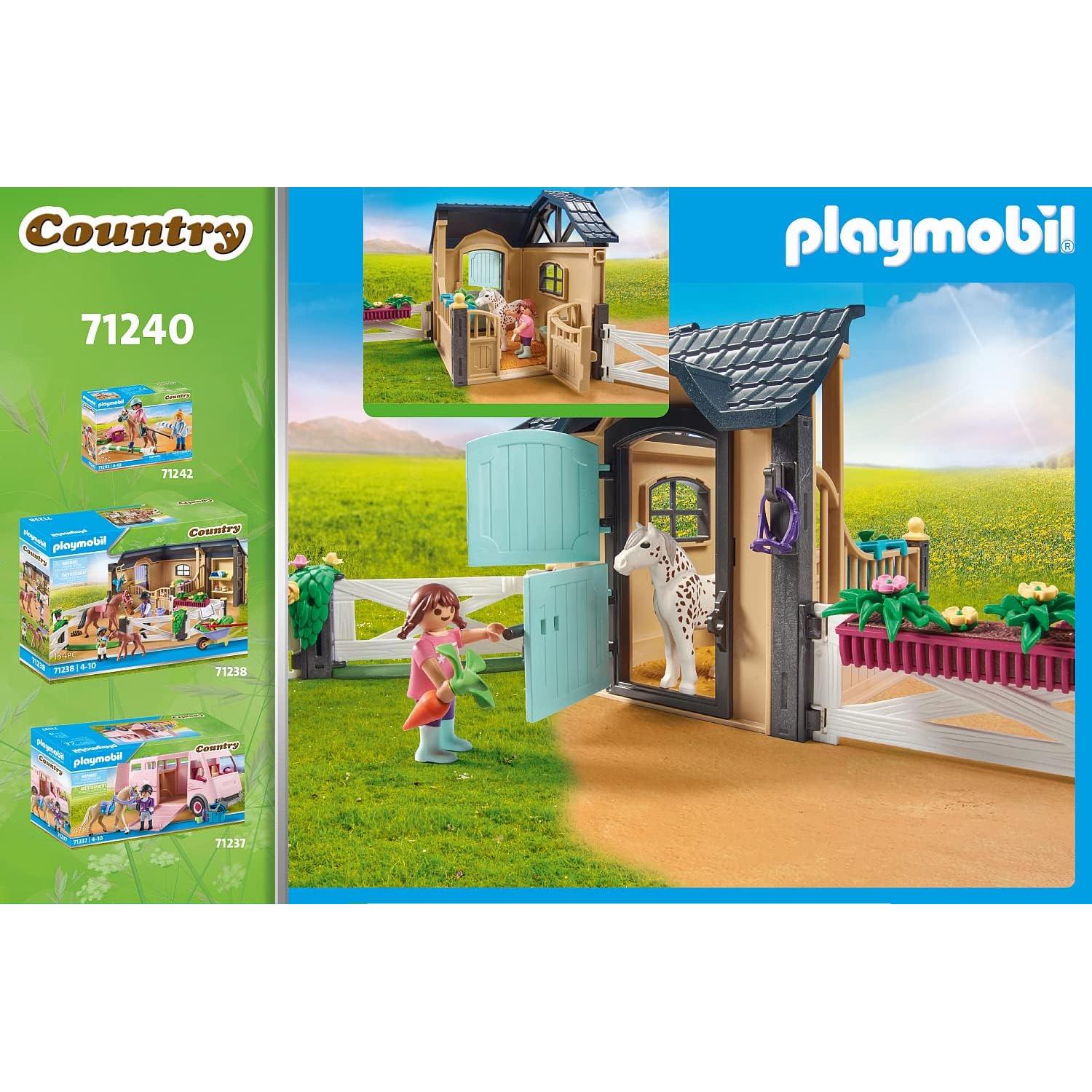 Extensión Establo Caballos Playmobil 71240 con Accesorios