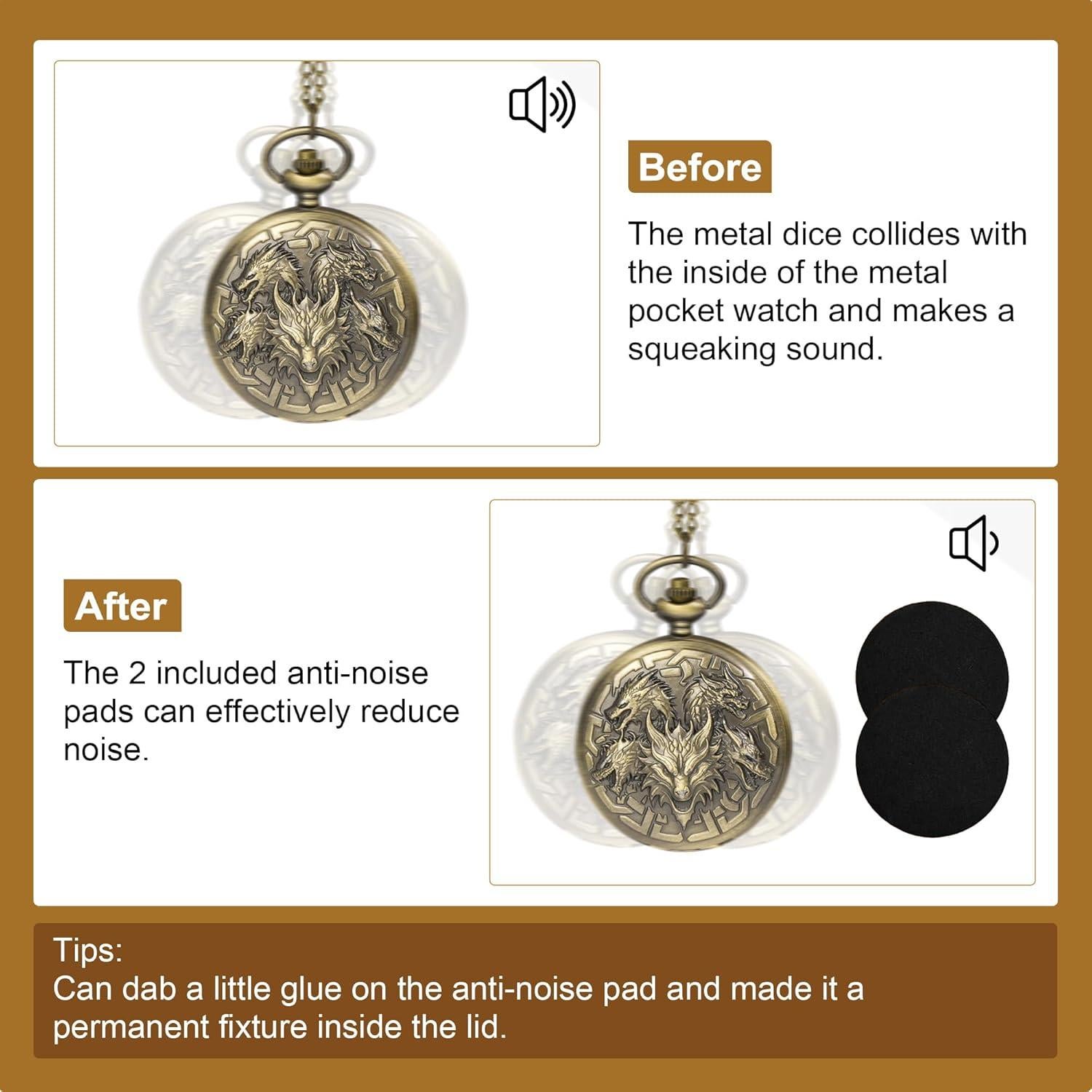 Set de Dados DND Kabinka 7pcs Bronce Dragón 3D Portátil