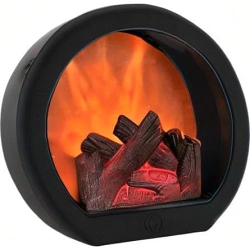 Linterna LED Portátil Ragyzity con Efecto Llama Simulada