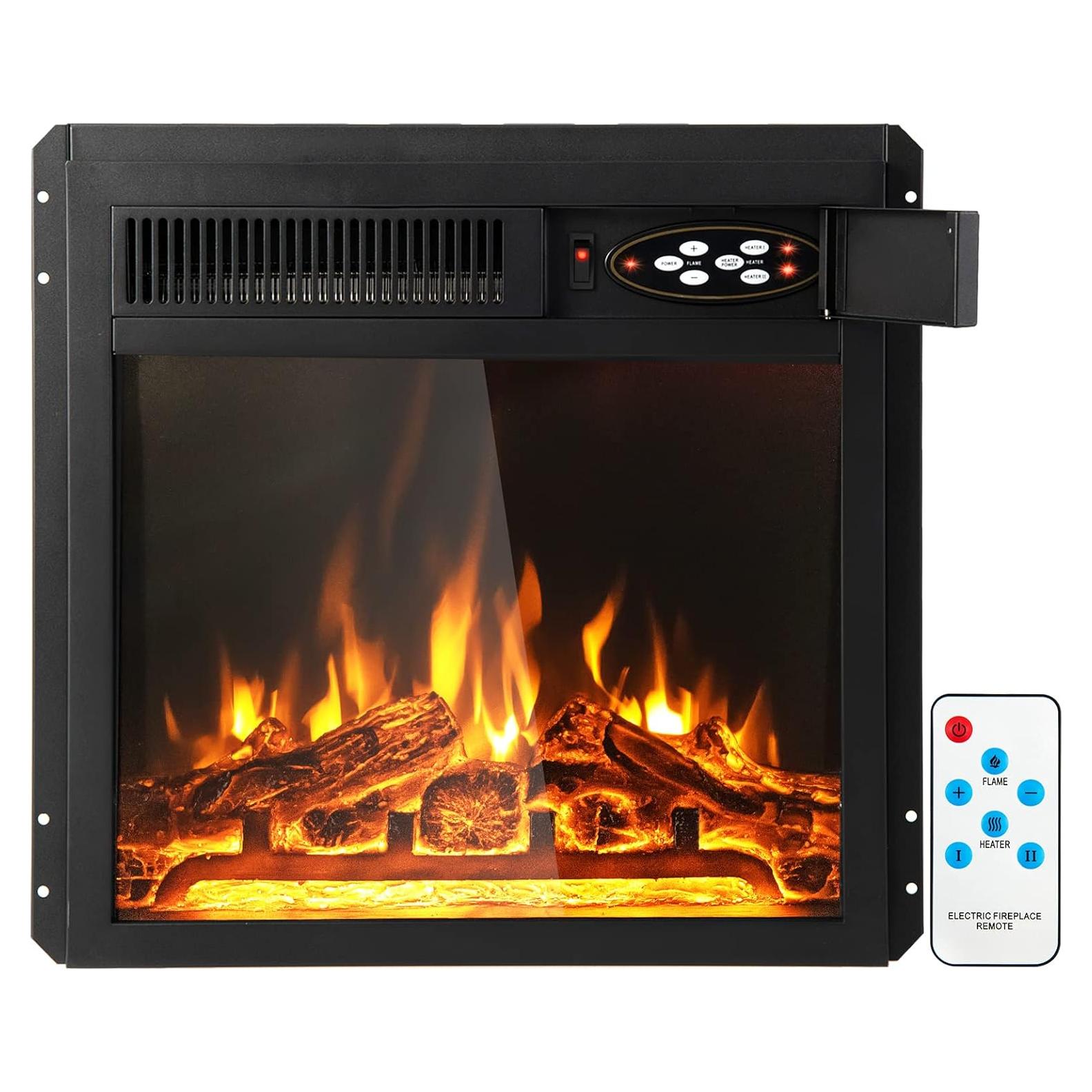 Chimenea Eléctrica GOFLAME 18" Empotrable 750W/1500W