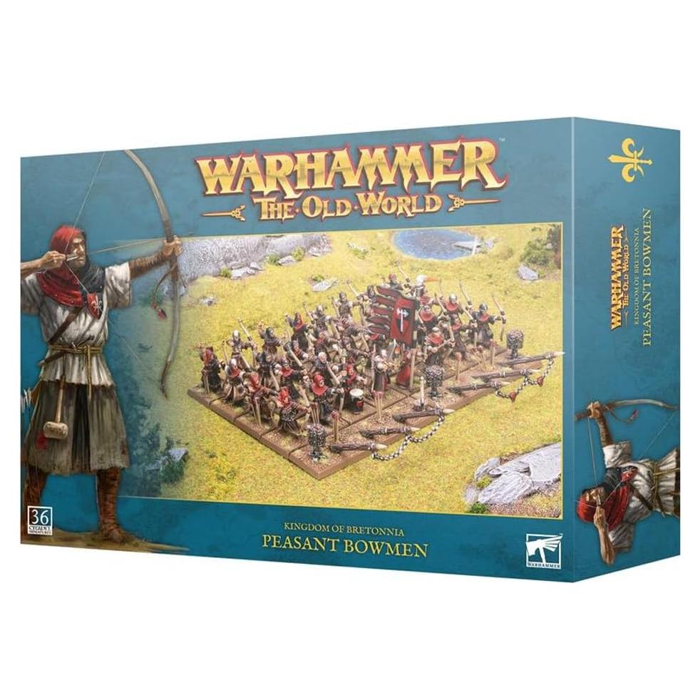 Warhammer Bretonnia - Arqueros Campesinos 36 Miniaturas