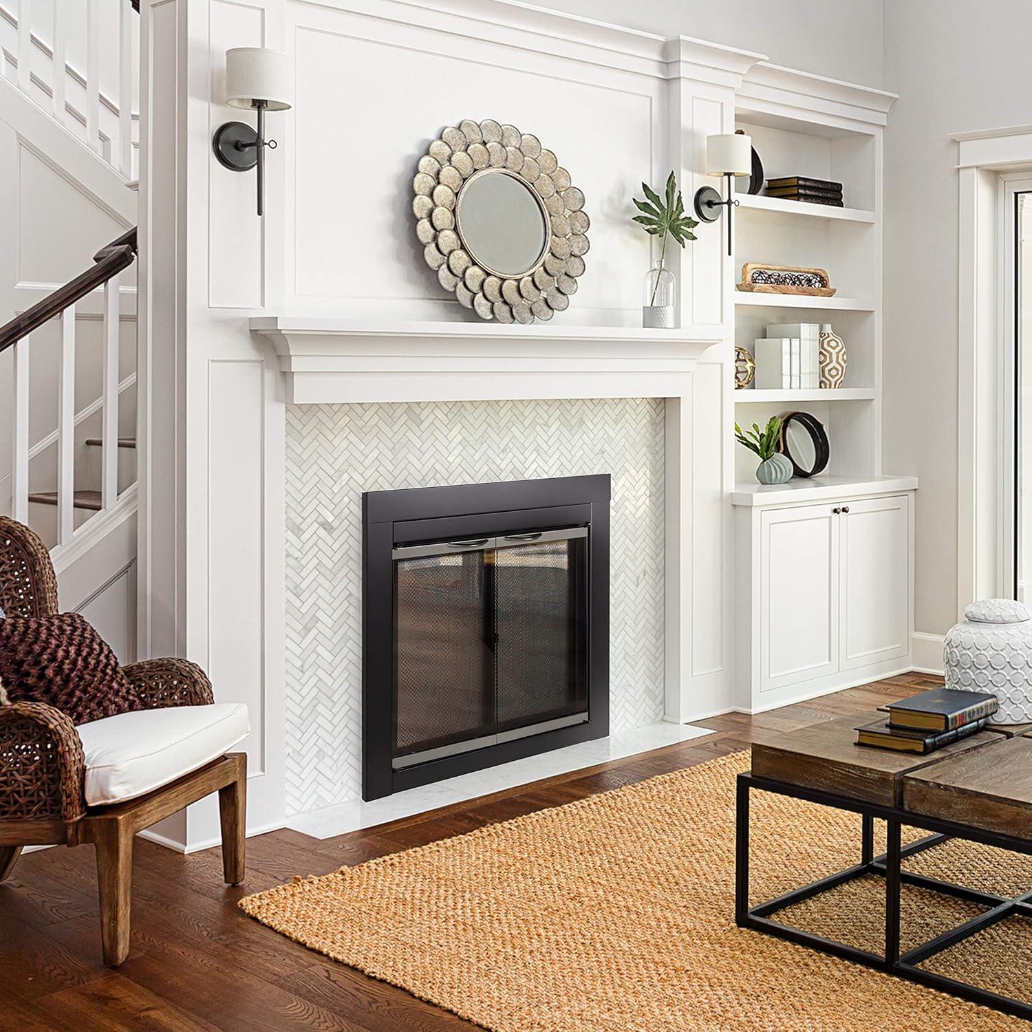 Puerta de pantalla de fuego Pleasant Hearth Alsip 95x76 cm